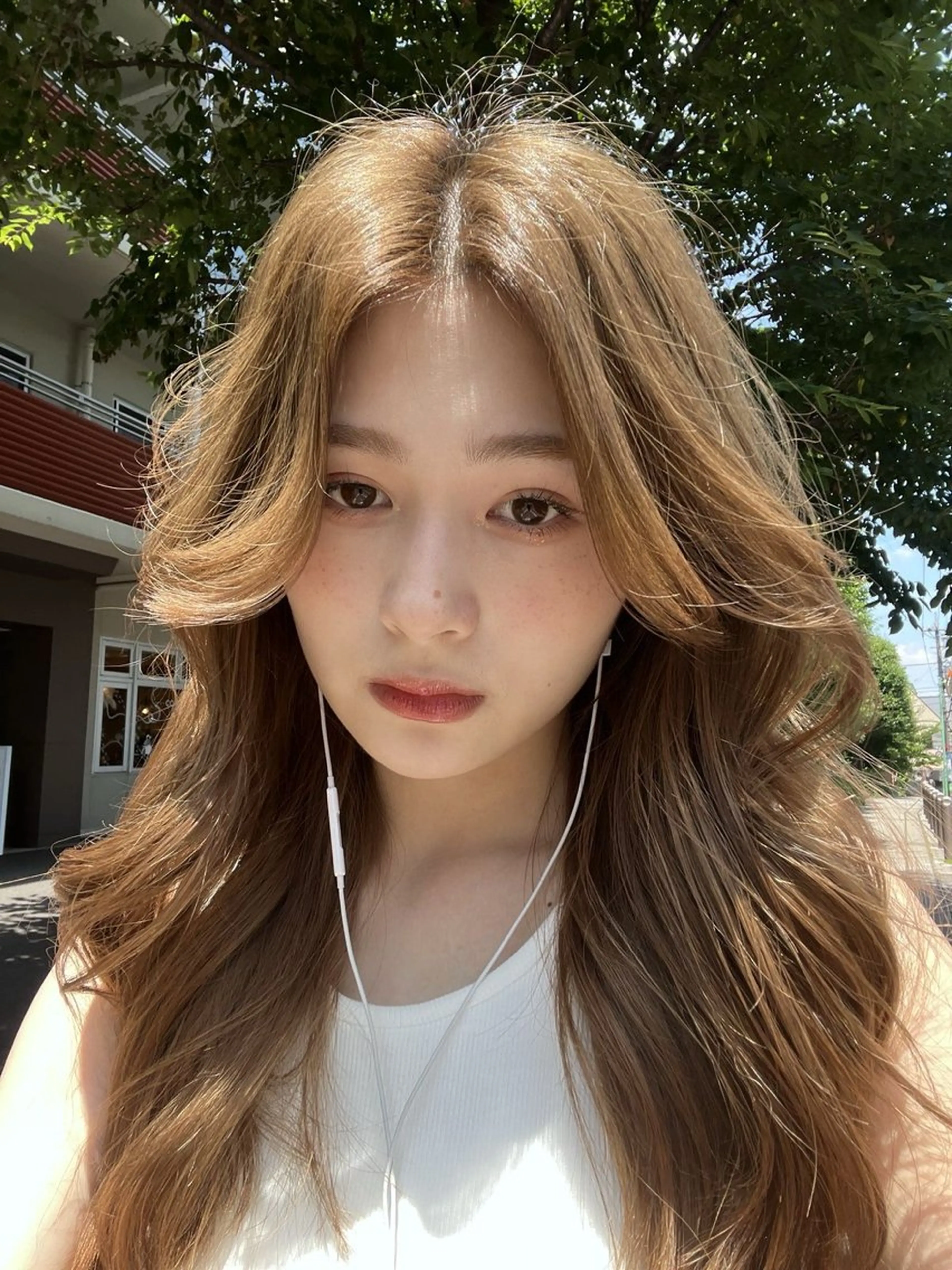 ロング カラー 🎀暖色/ラベンダー /paru🤍のヘアスタイル