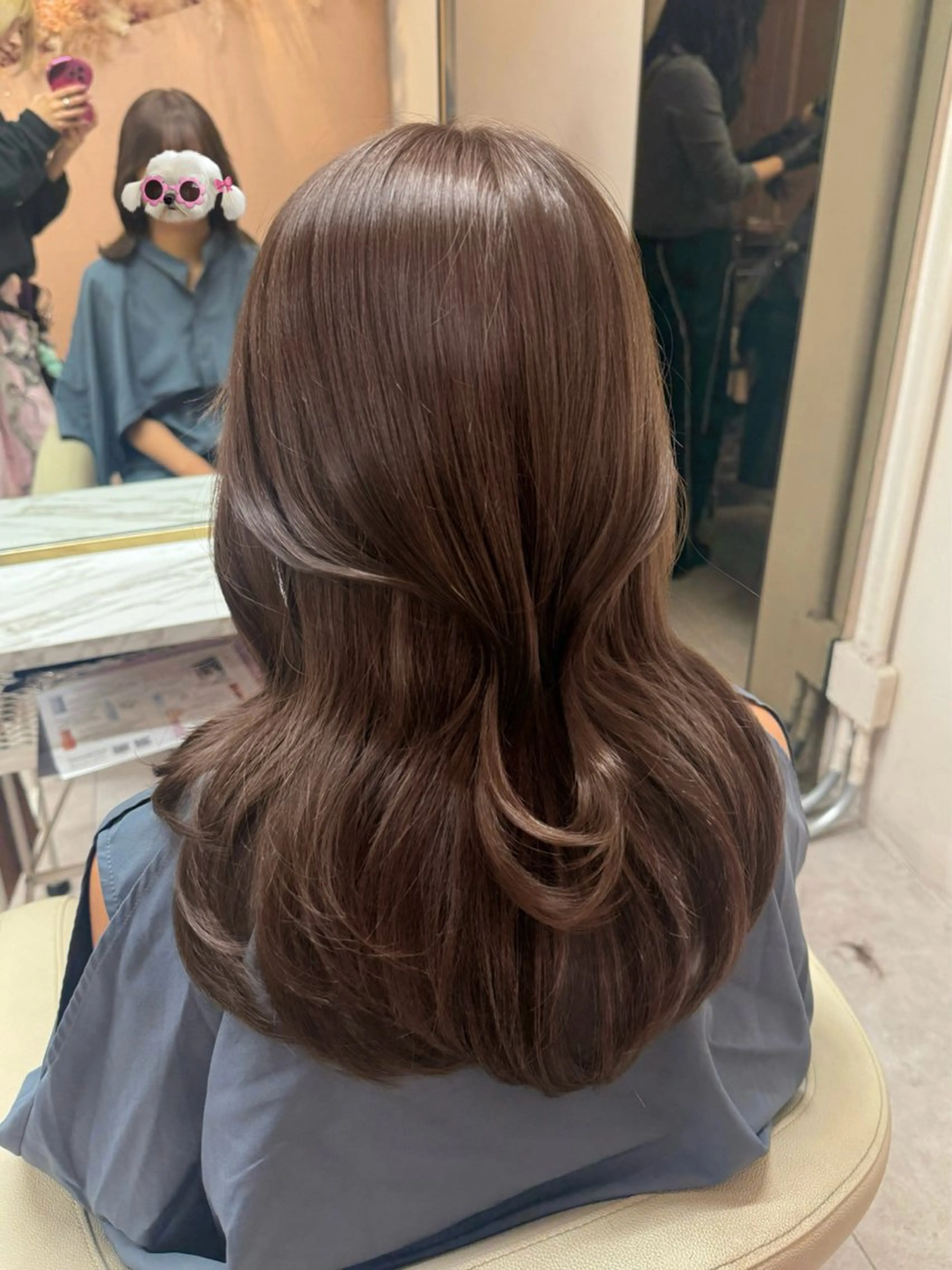 ロング カラー カット ヘアカラー トリートメント ♡韓国/レイヤー カット/Ayana♡のヘアスタイル