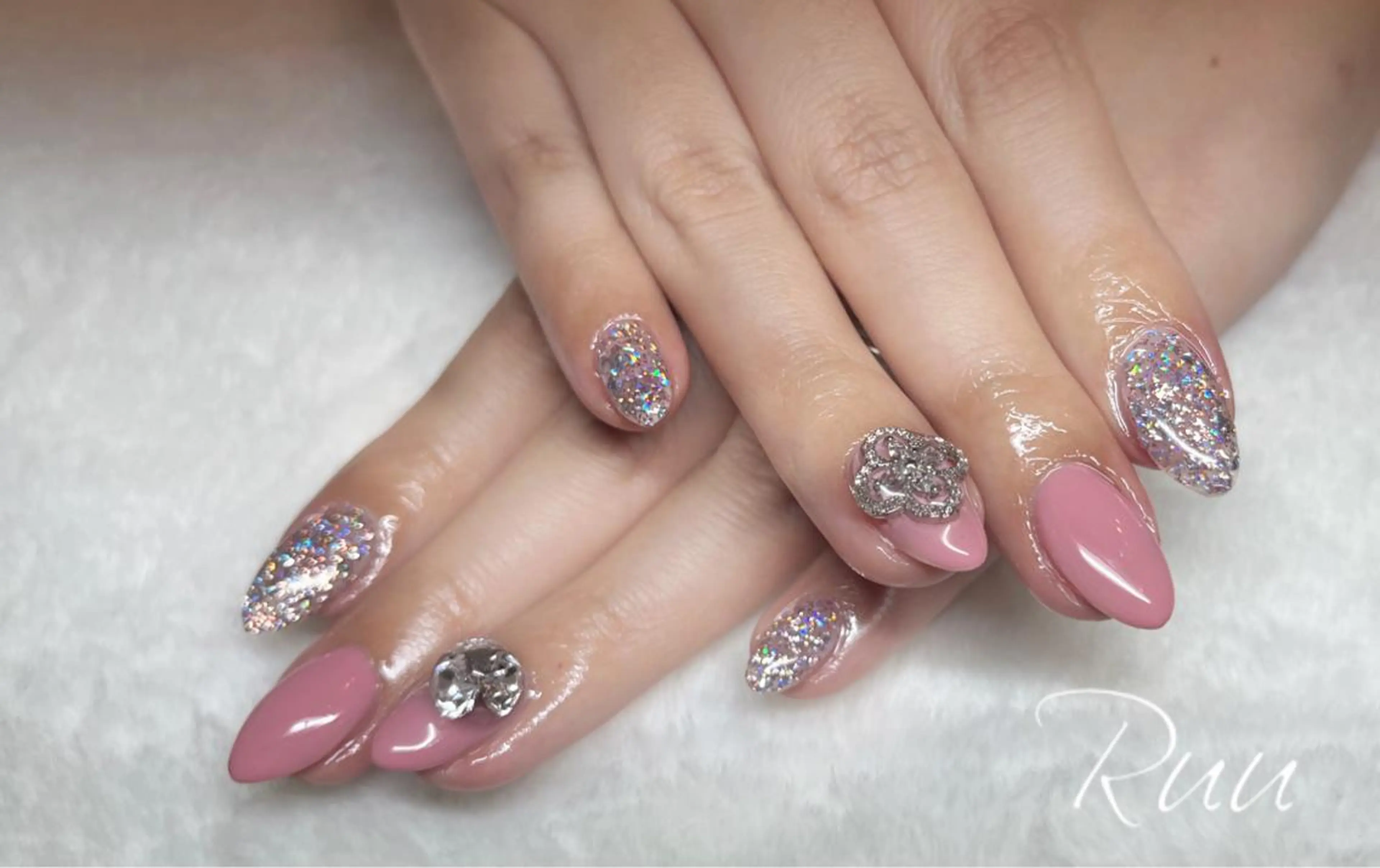 ネイル アートネイル フットネイル フレンチネイル キラキラネイル 韓国ネイル Nail salon Ruuのネイルデザイン