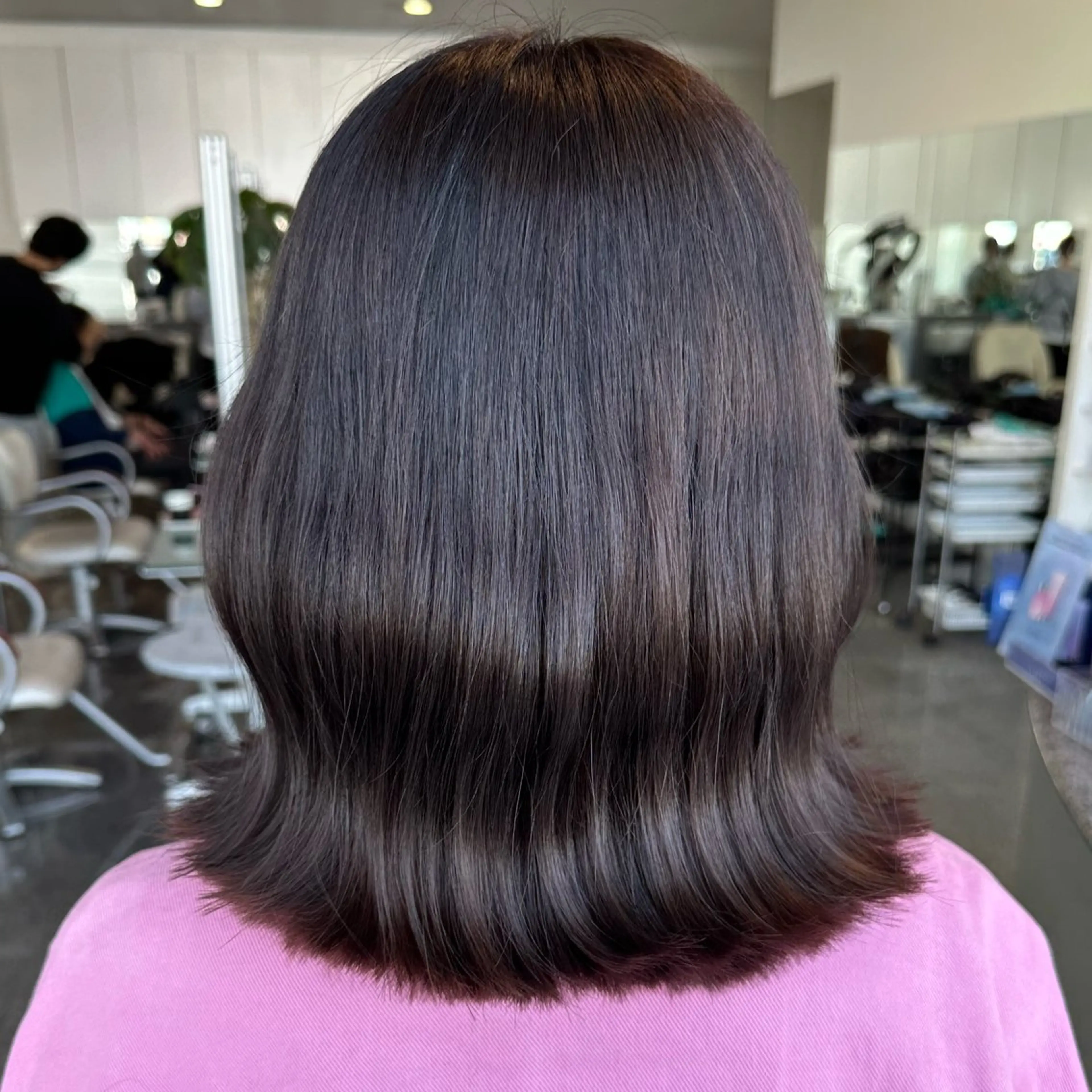 カラー カット 町田 里奈のヘアスタイル