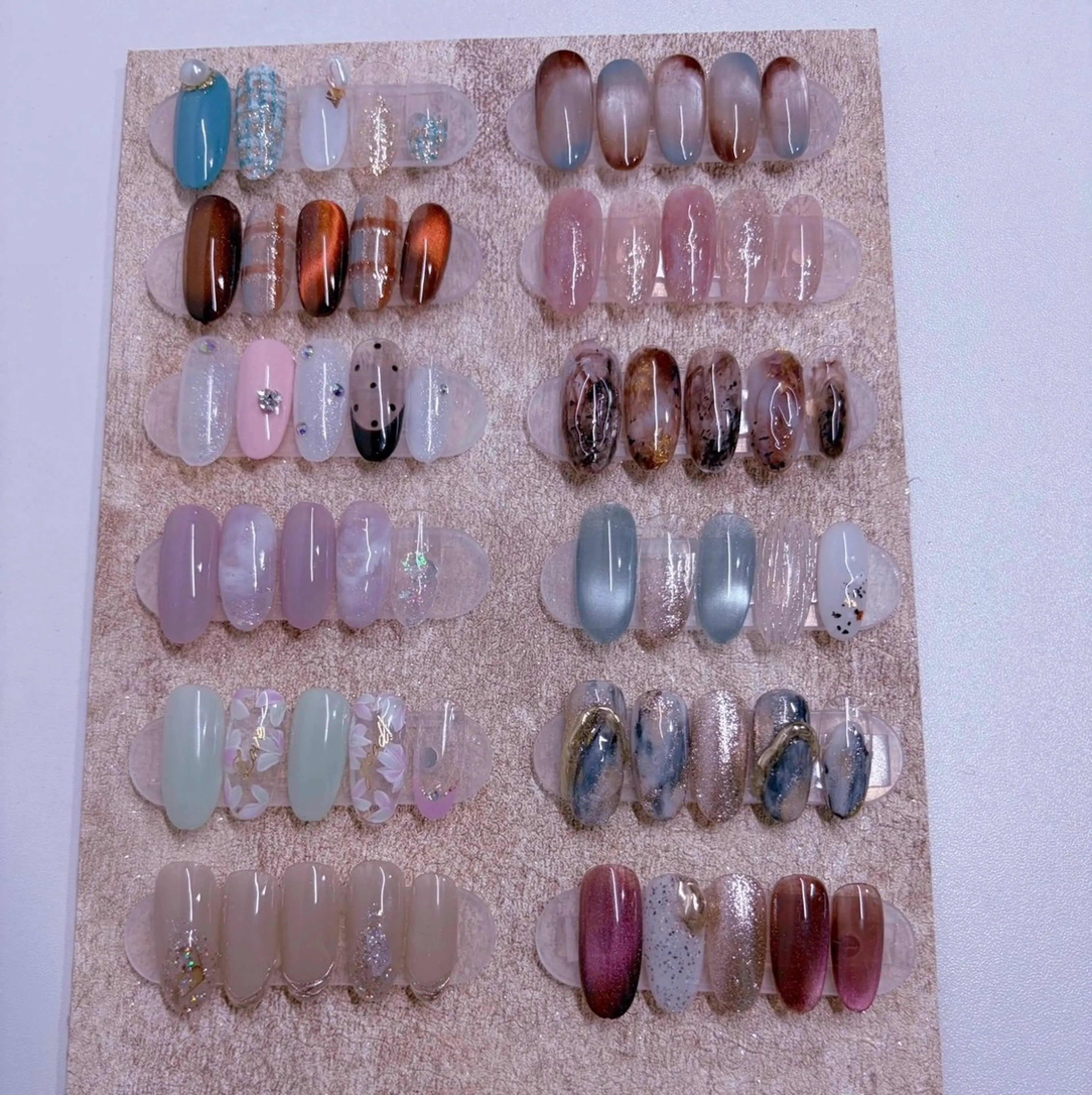 初回自爪付け替えオフ無料★ハント自爪定額デザイン120分コースの写真