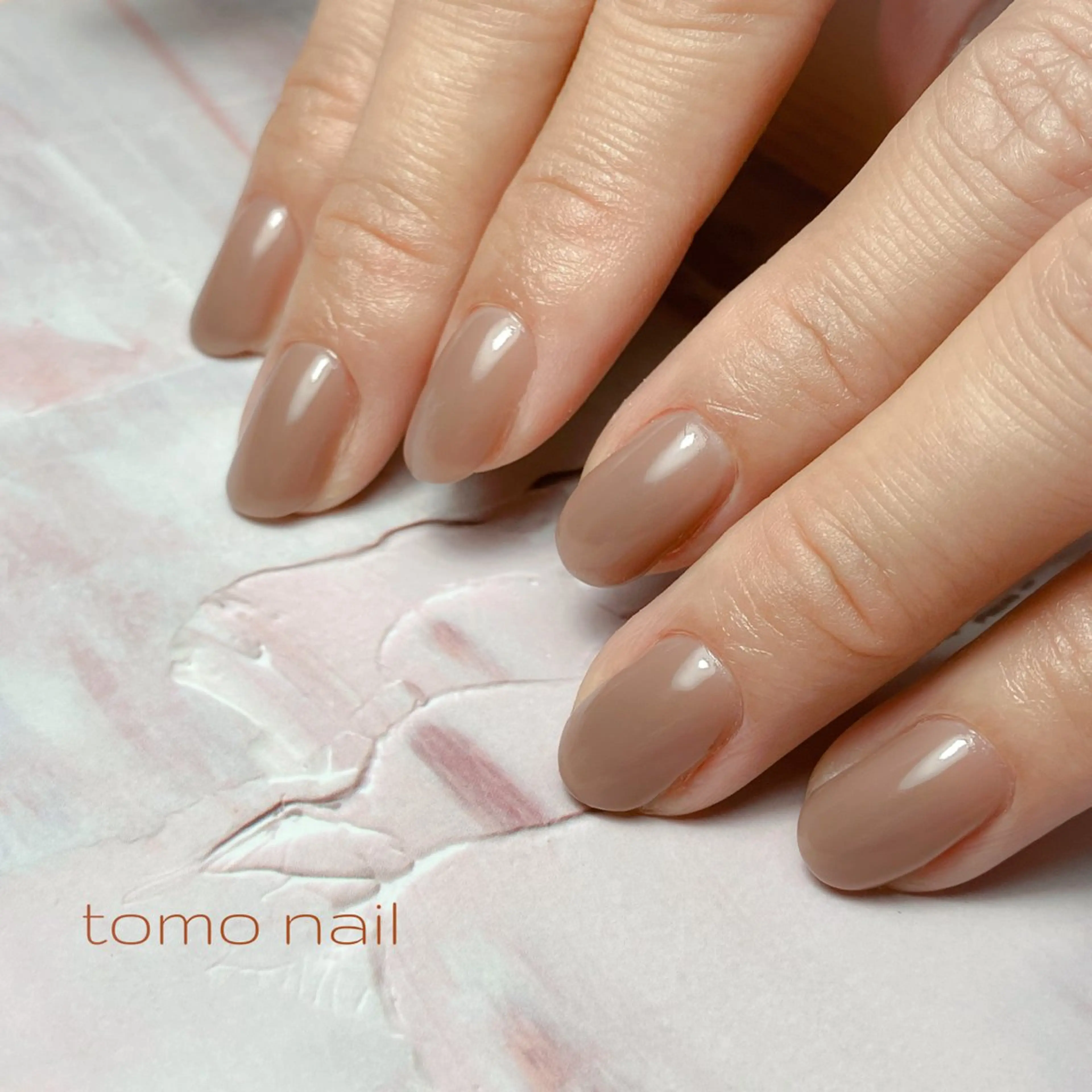ネイル ジェルネイル ワンカラーネイル nail salon tomoのネイルデザイン
