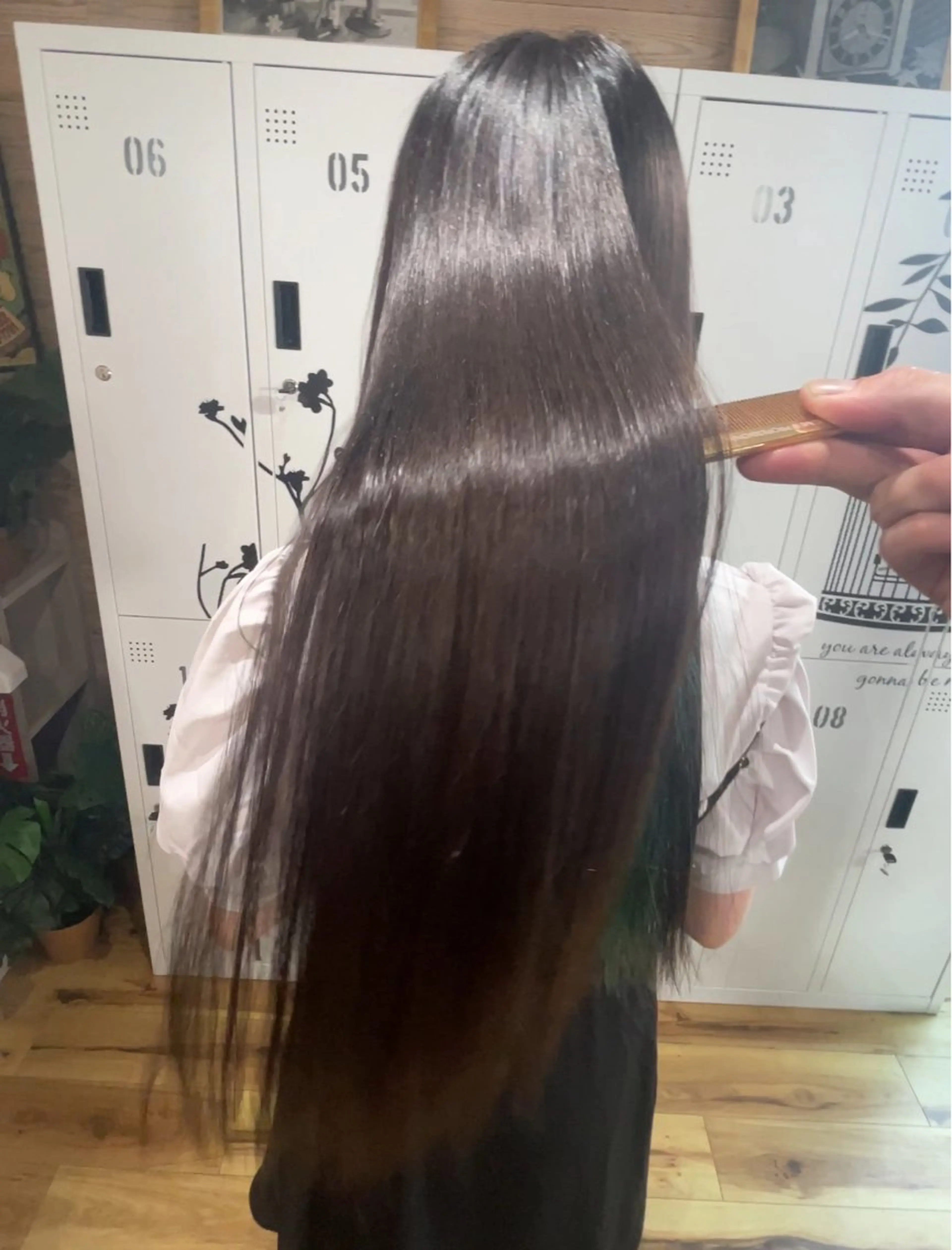 ロング 縮毛矯正 トリートメント NAO ☆のヘアスタイル