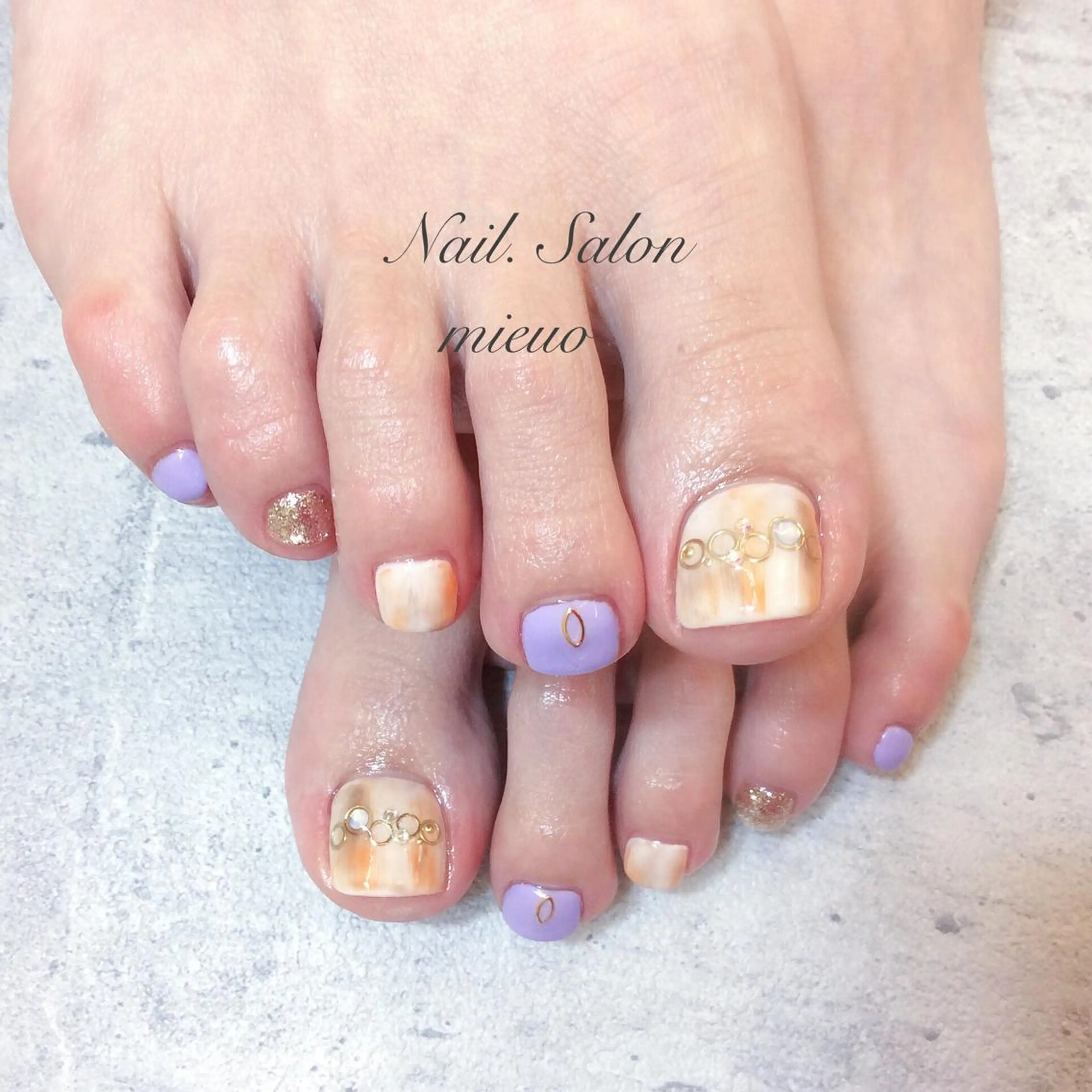 ネイル フットネイル ネイルサロン ミューオのネイルデザイン