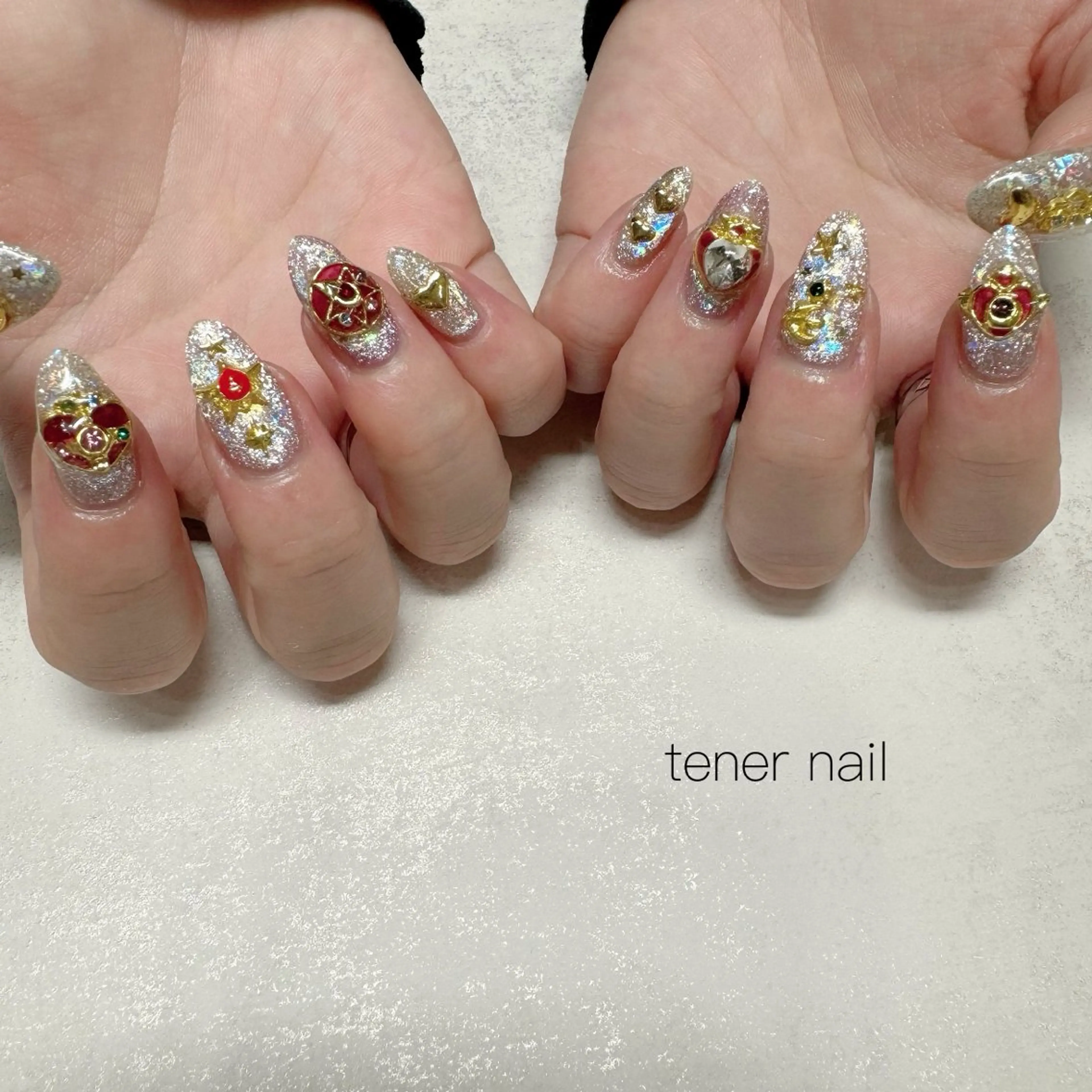 ネイル マグネットネイル ハンドネイル テネルネイル tener nailのネイルデザイン