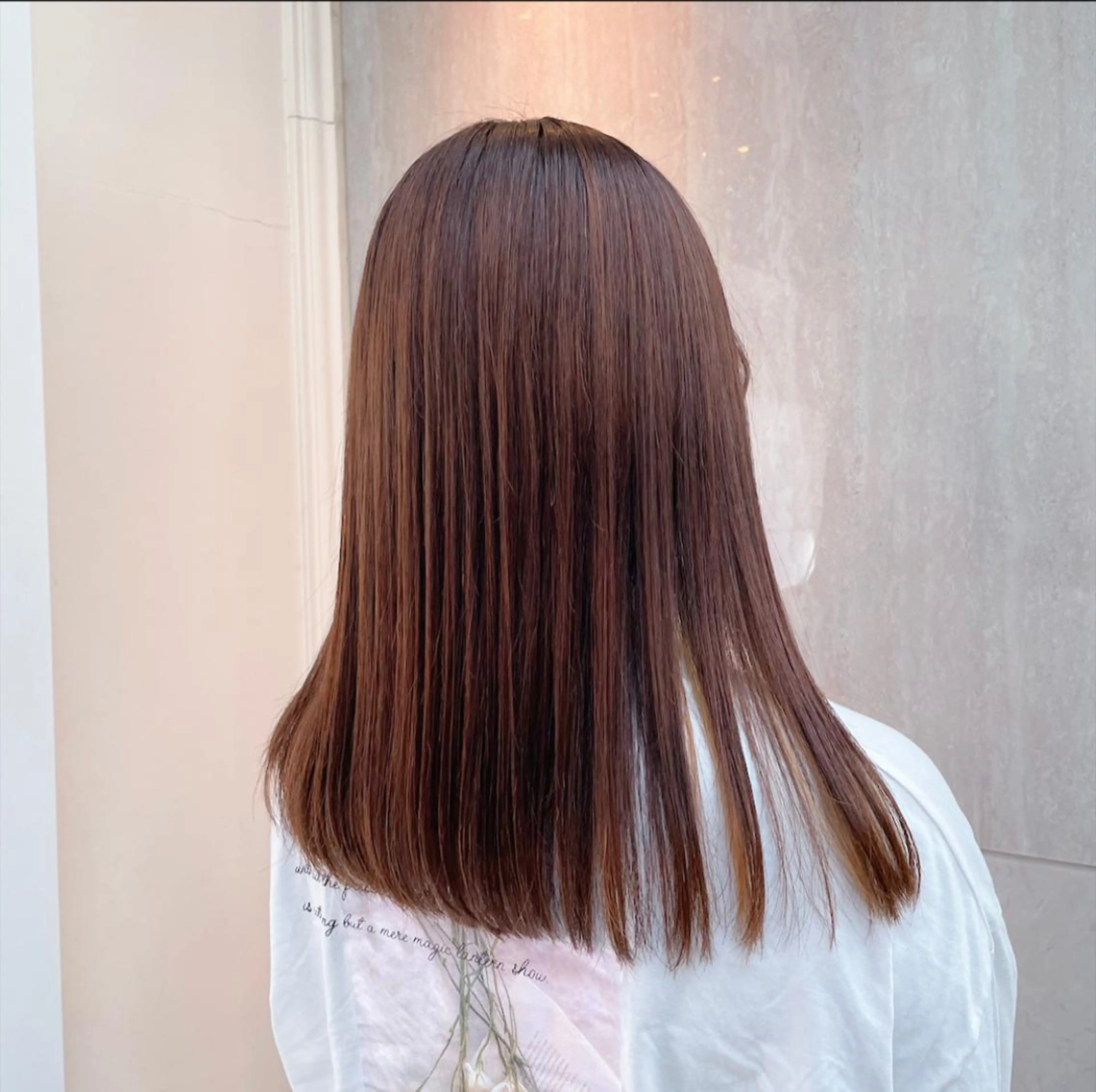 ミディアム ミディアムパーマ 縮毛矯正 BiBi    武田 あやのヘアスタイル