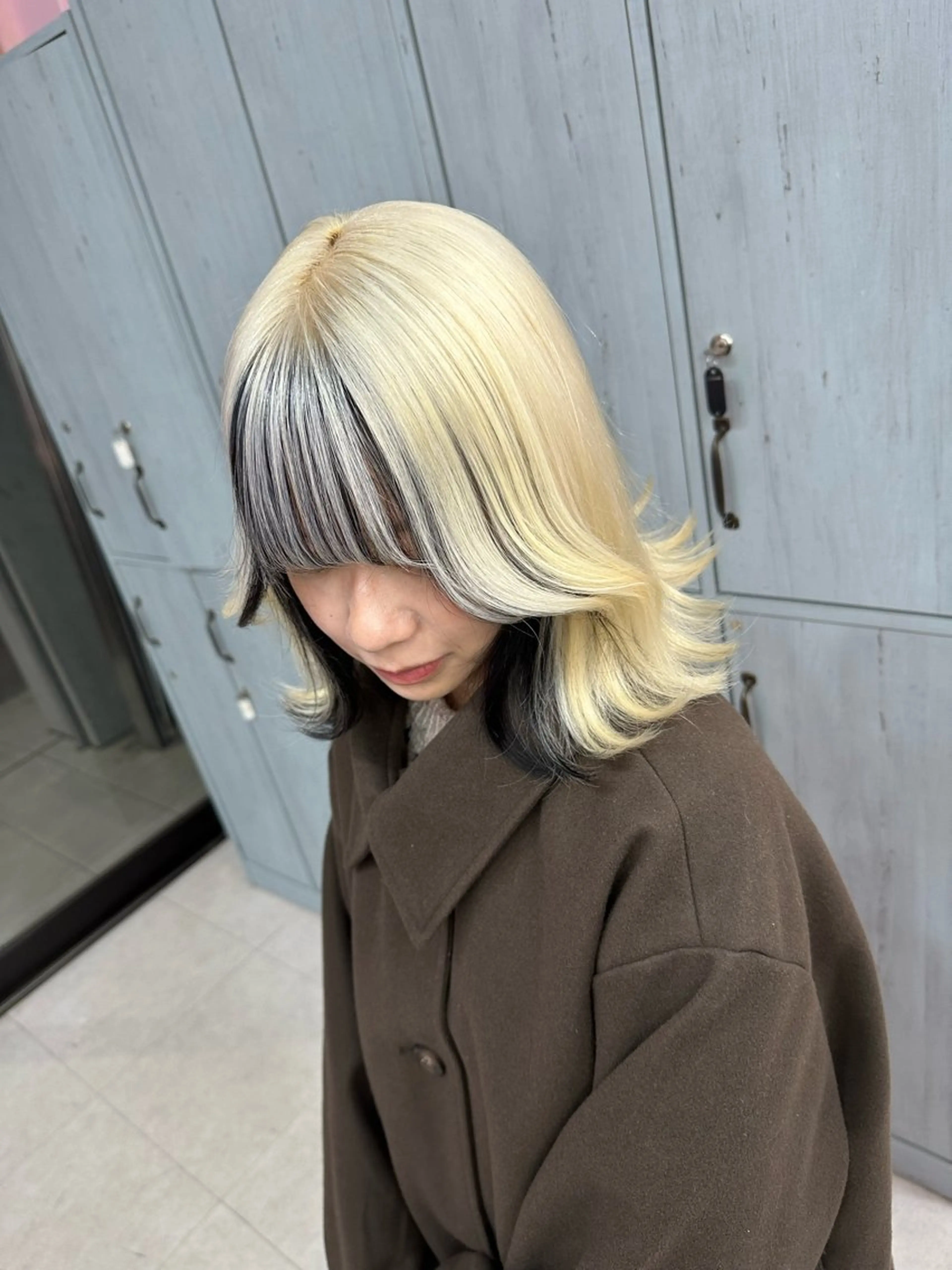 セミロング カラー ✨色落ちまで可愛い✨ MANATO🎨🌈のヘアスタイル