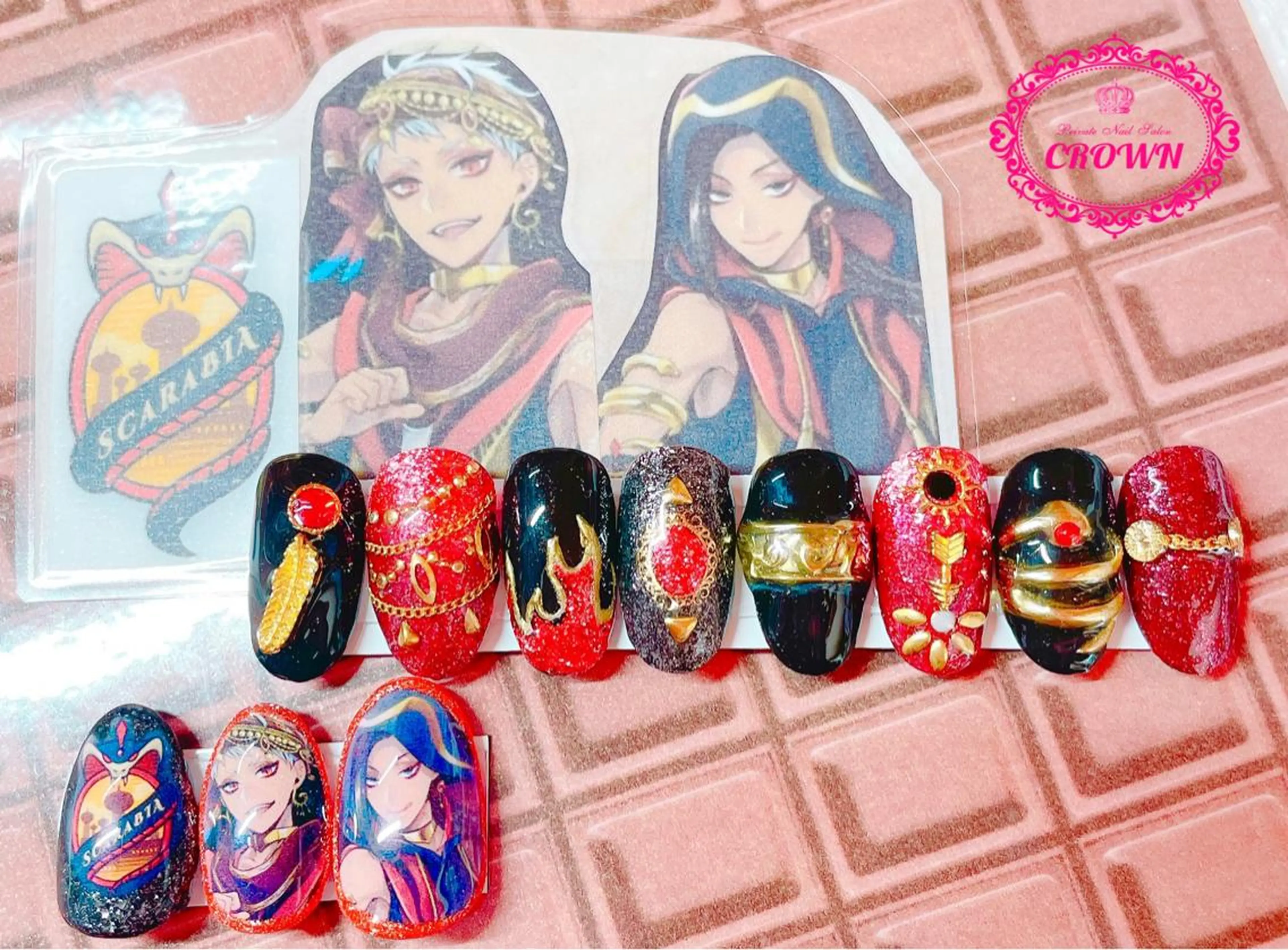 ネイル CROWN プライベートサロンのネイルデザイン