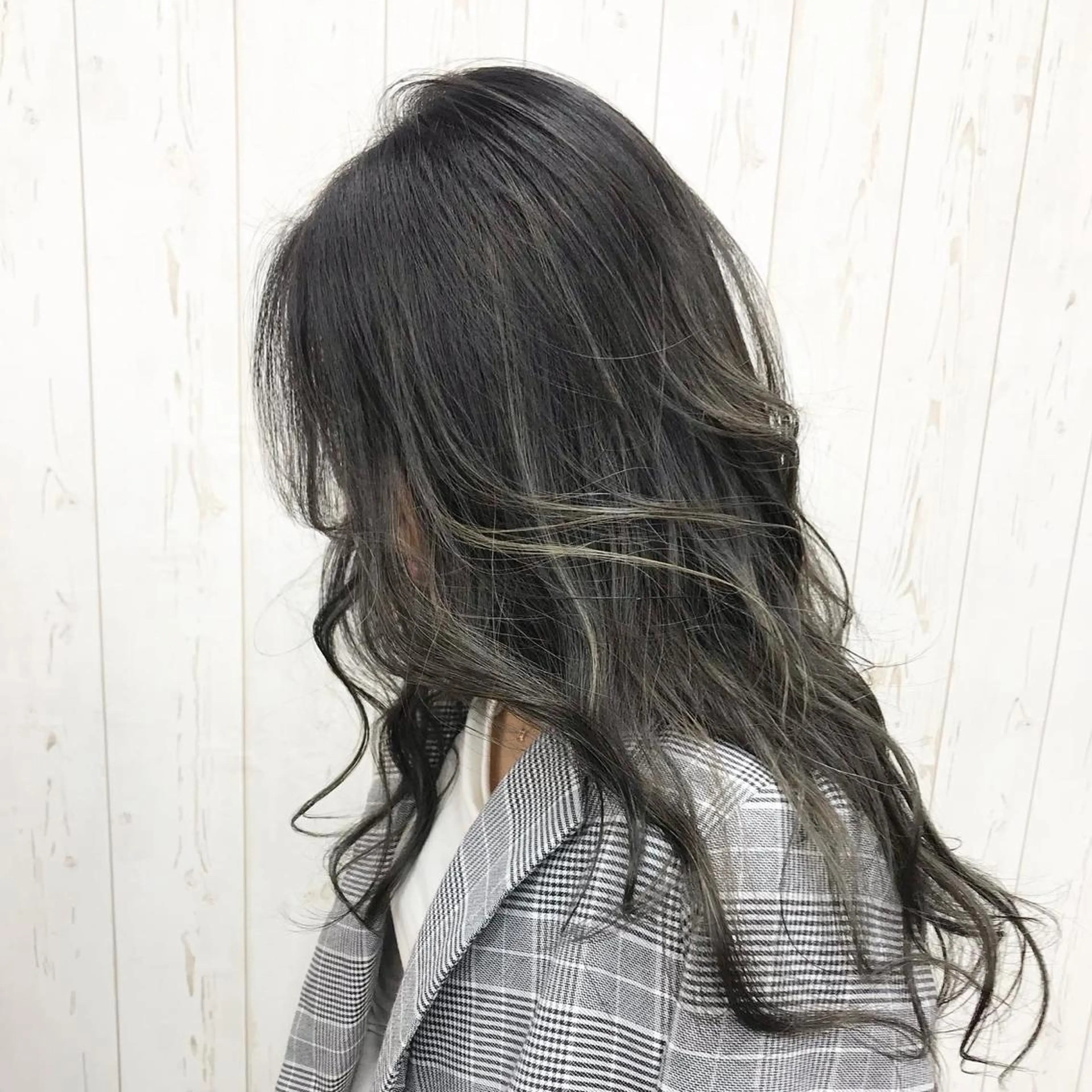 ロング ヘアアレンジ ハイライト カット ヘアカラー AN'TIA小作代表 ⭐︎kazuma⭐︎のヘアスタイル