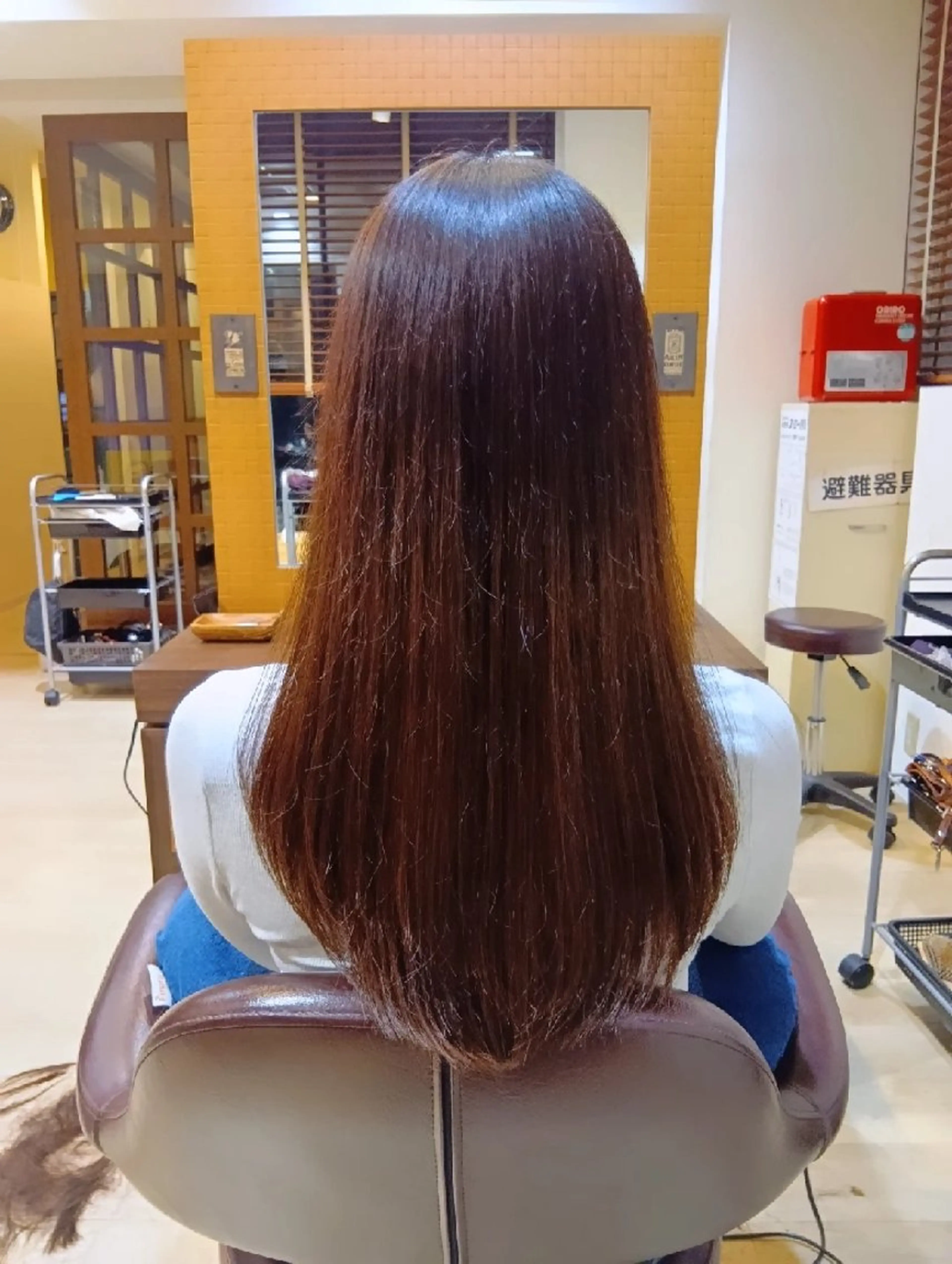 ロング デザインカット 顔周りカット 髪質改善 レイヤーカット 似合わせカット カット 小林暢🌟Orque 髪質改善サロン🌙のヘアスタイル