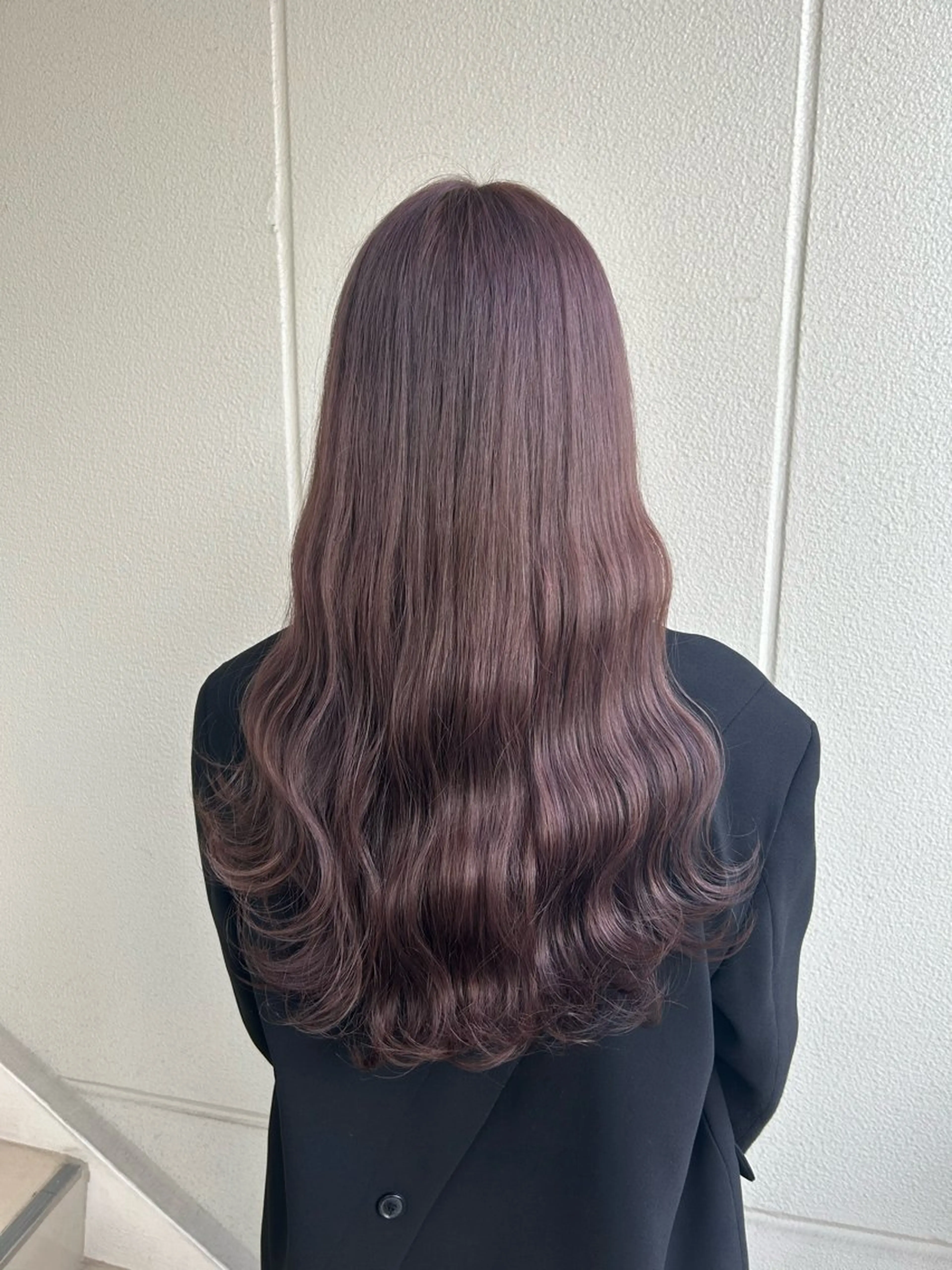 ロング カラー ヘアアレンジ グレージュ ピンクカラー 《暖色/韓国hair 》🇰🇷桑原ユキネのヘアスタイル