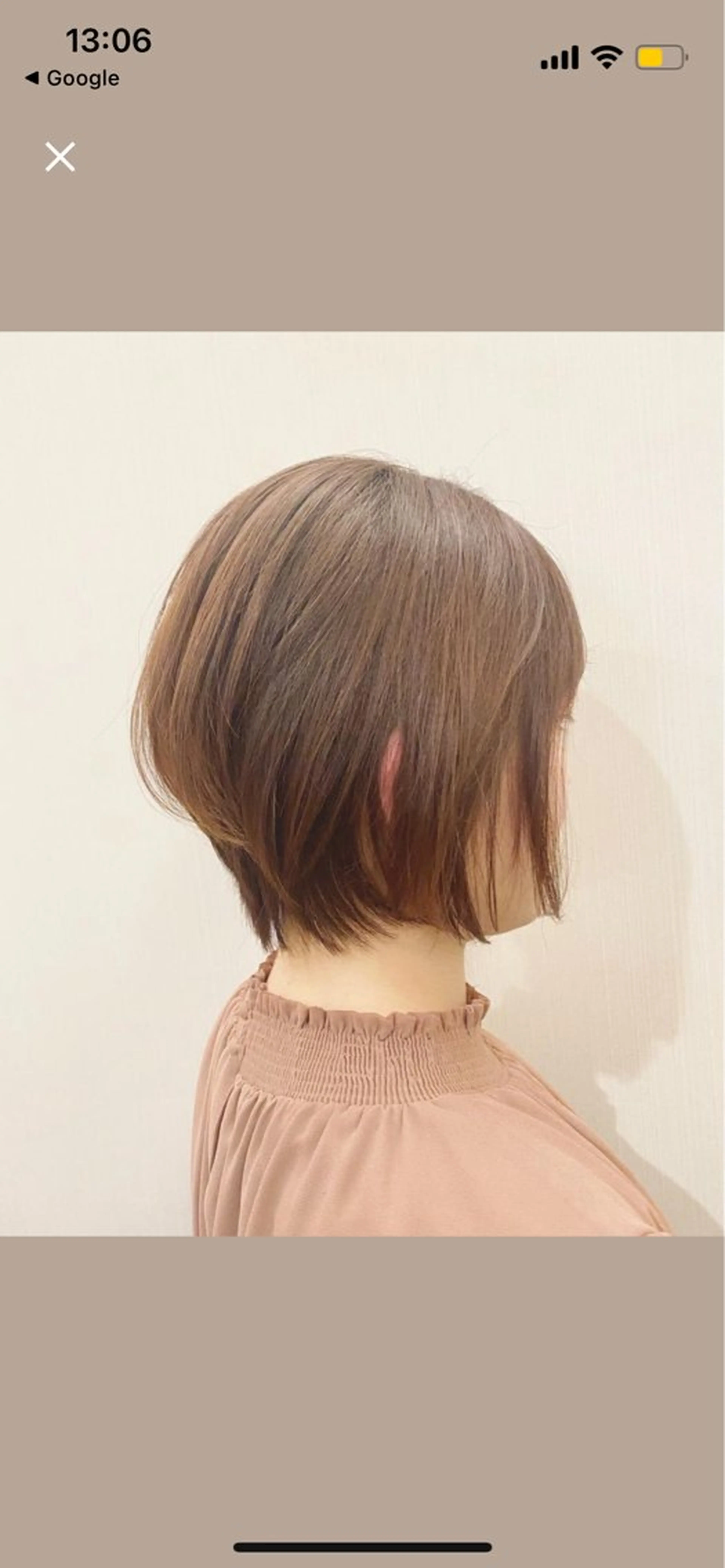 ショート ショートヘア 成瀬 紀慧のヘアスタイル