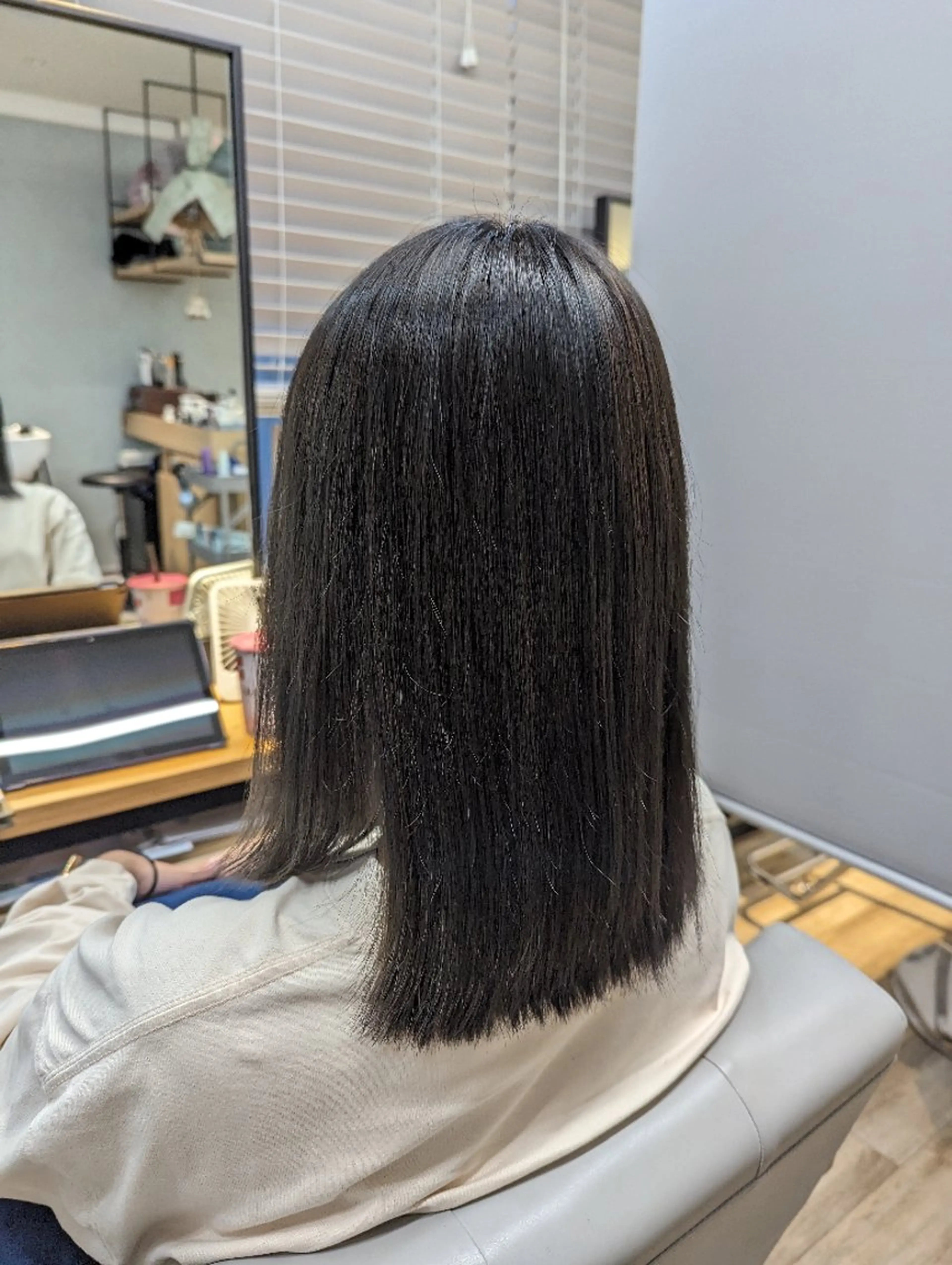 セミロング くせ毛 髪質改善 縮毛矯正 トリートメント Kokeshi/吹上 /Rymlhairのヘアスタイル