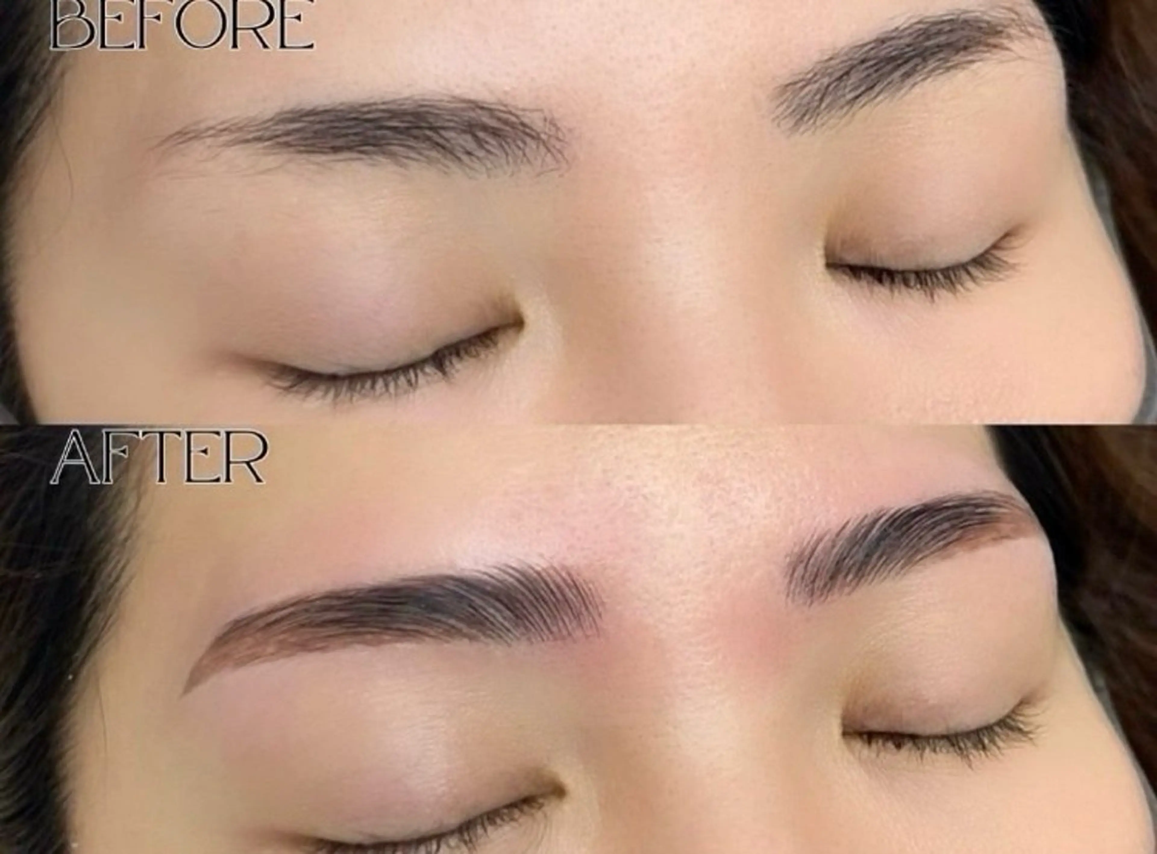 🪽 毛流れ矯正HBL（ハリウッドブロウリフト）+美眉Waxの写真