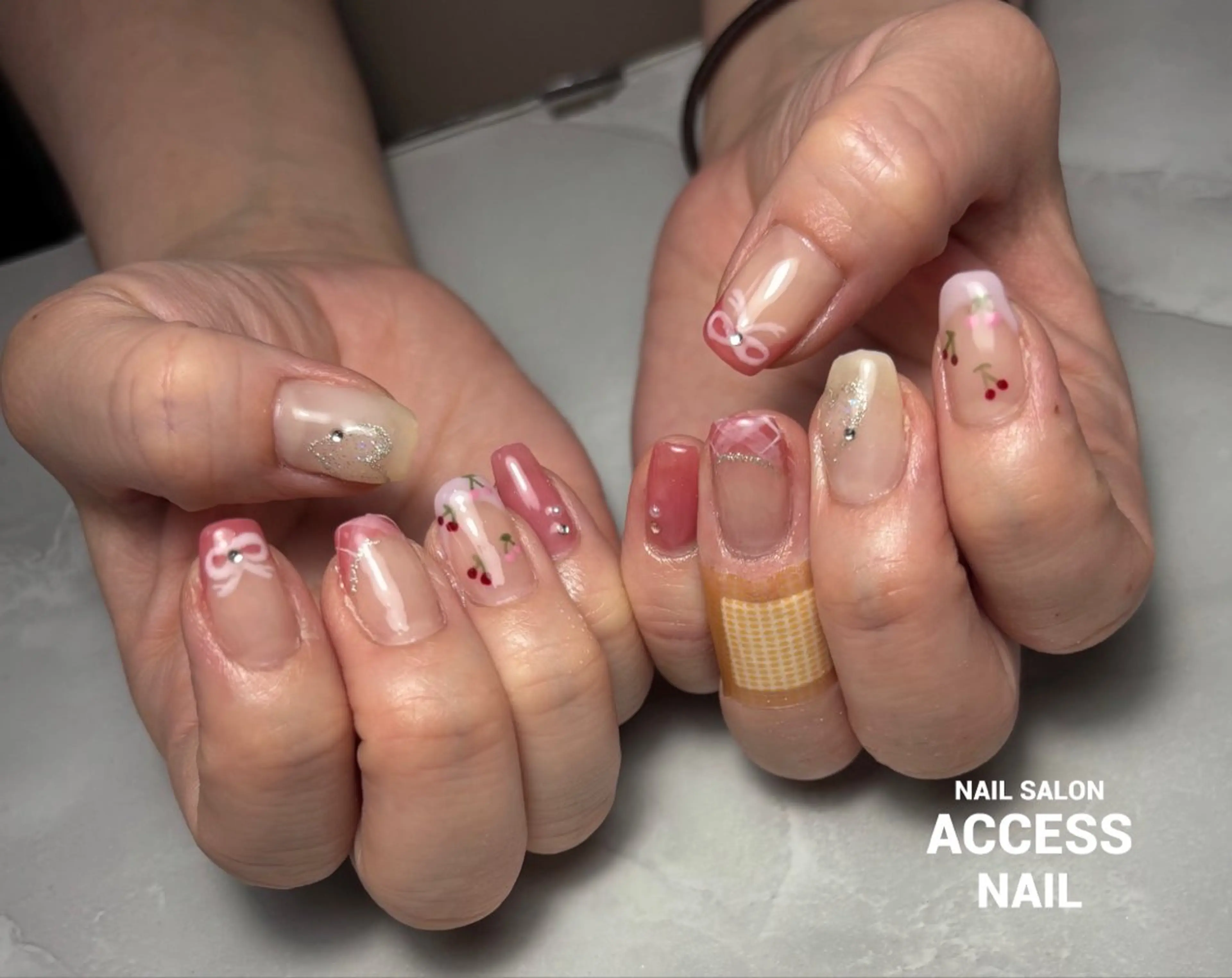 ネイル access nailのネイルデザイン