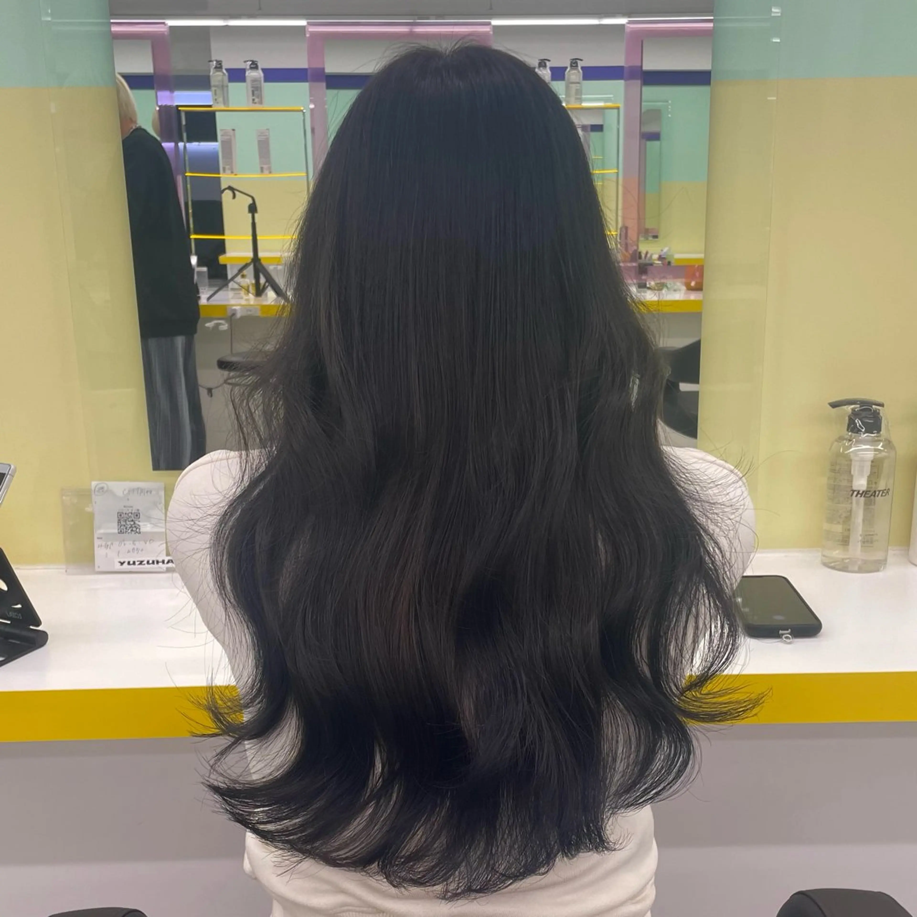 ロング カラー ヘアカラー トリートメント ヘッドスパ ヘアセット 🦋色落ち綺麗カラー メンズYUZU🦋‪のヘアスタイル
