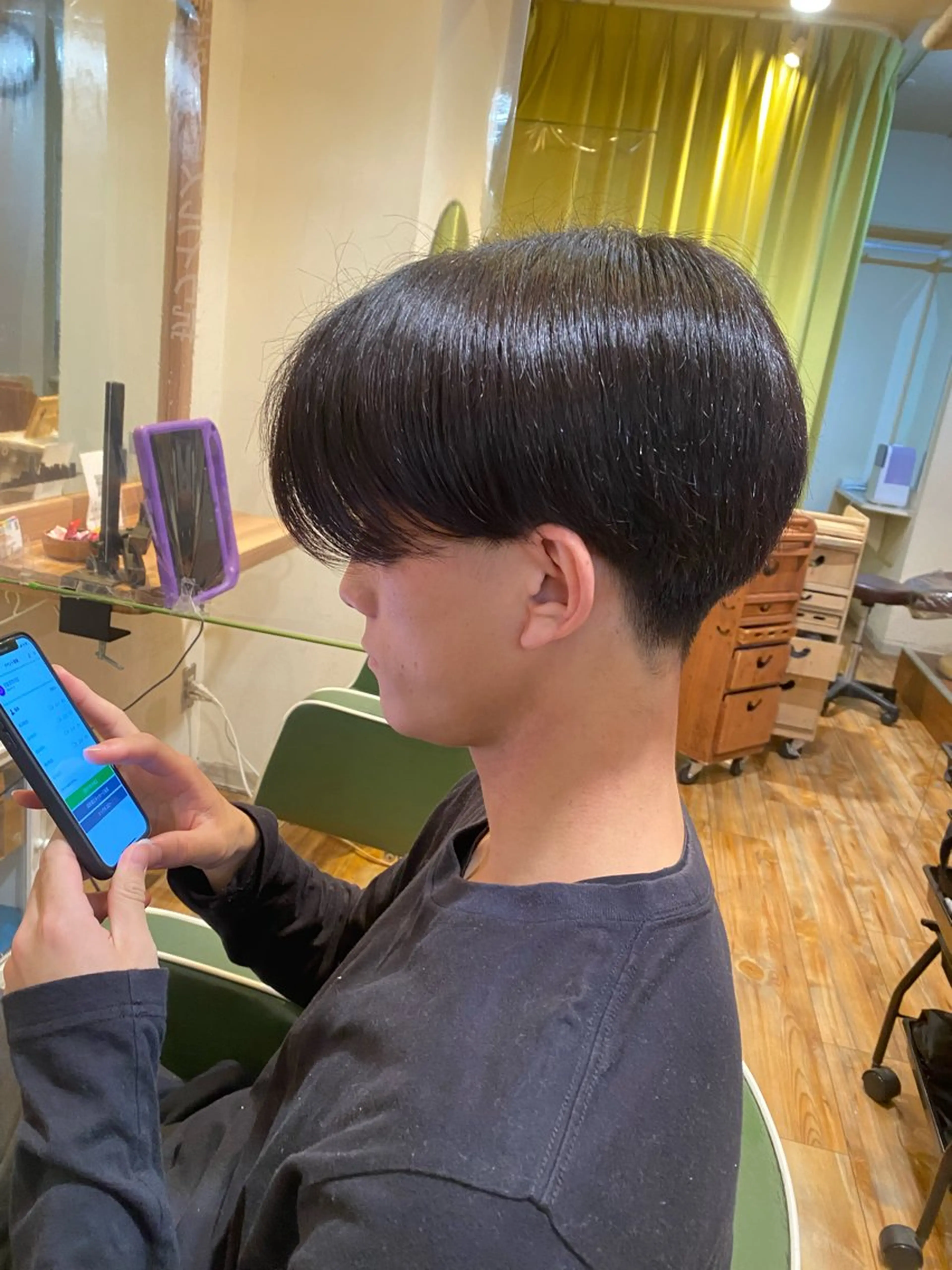 ミディアム メンズ 【明大前フェード/ メンズパーマ/岳】のヘアスタイル