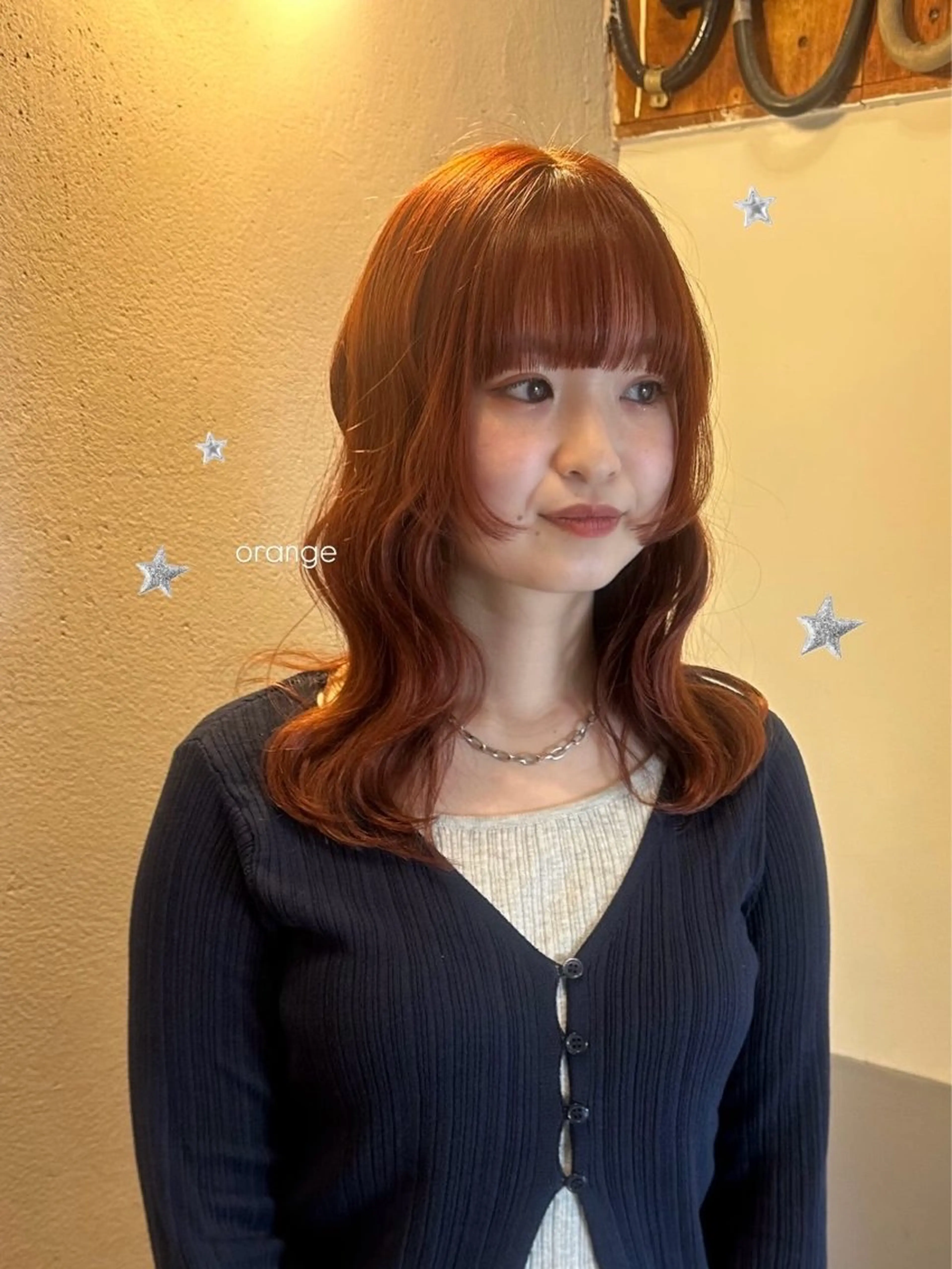 セミロング カラー 暖色カラー/レイヤー 🌙 オノユリカのヘアスタイル