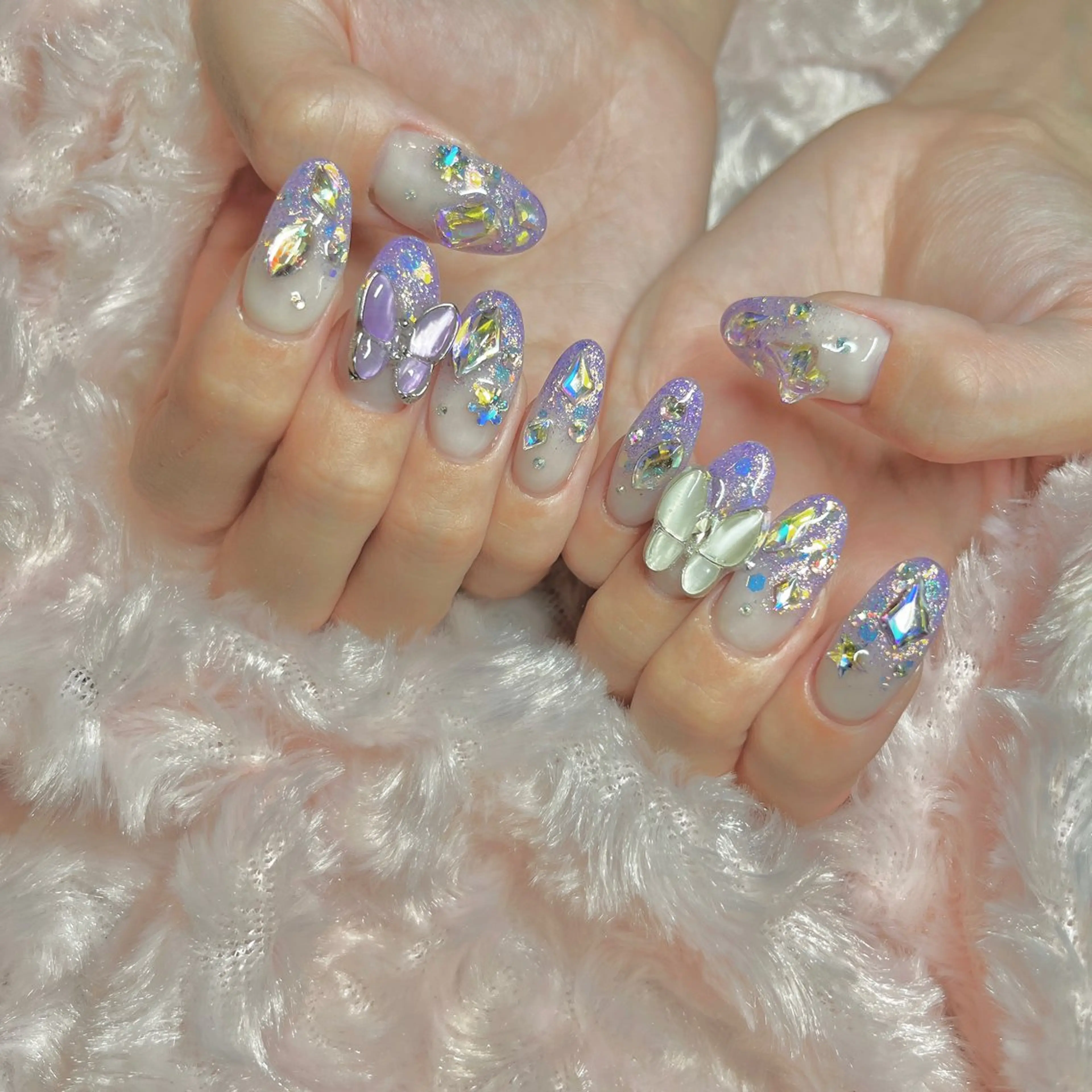 ネイル ジェルネイル ロングネイル しば まなみのネイルデザイン