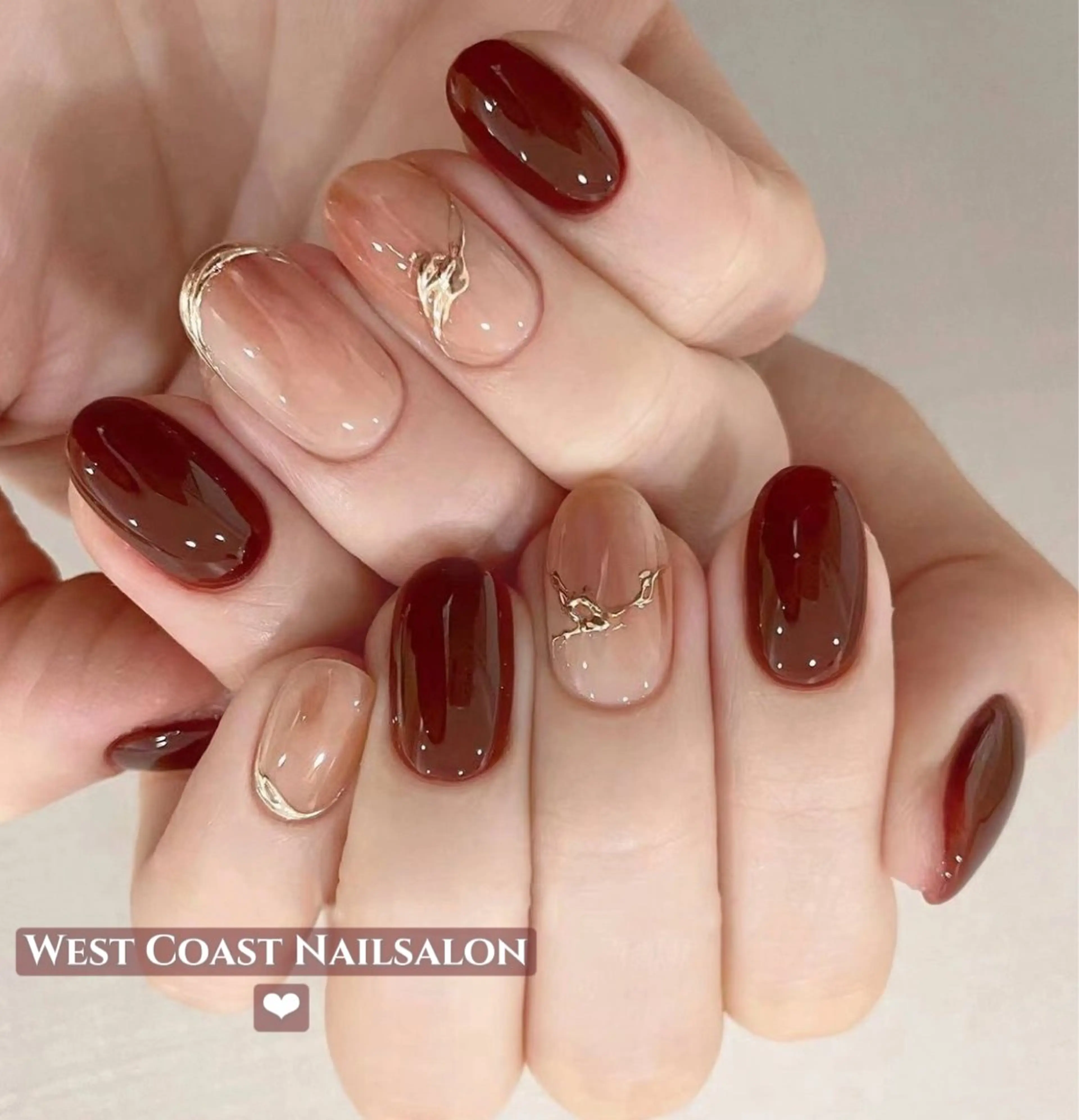 ネイル ハンドネイル リボン、ガーリー パーツ放題専門店のネイルデザイン