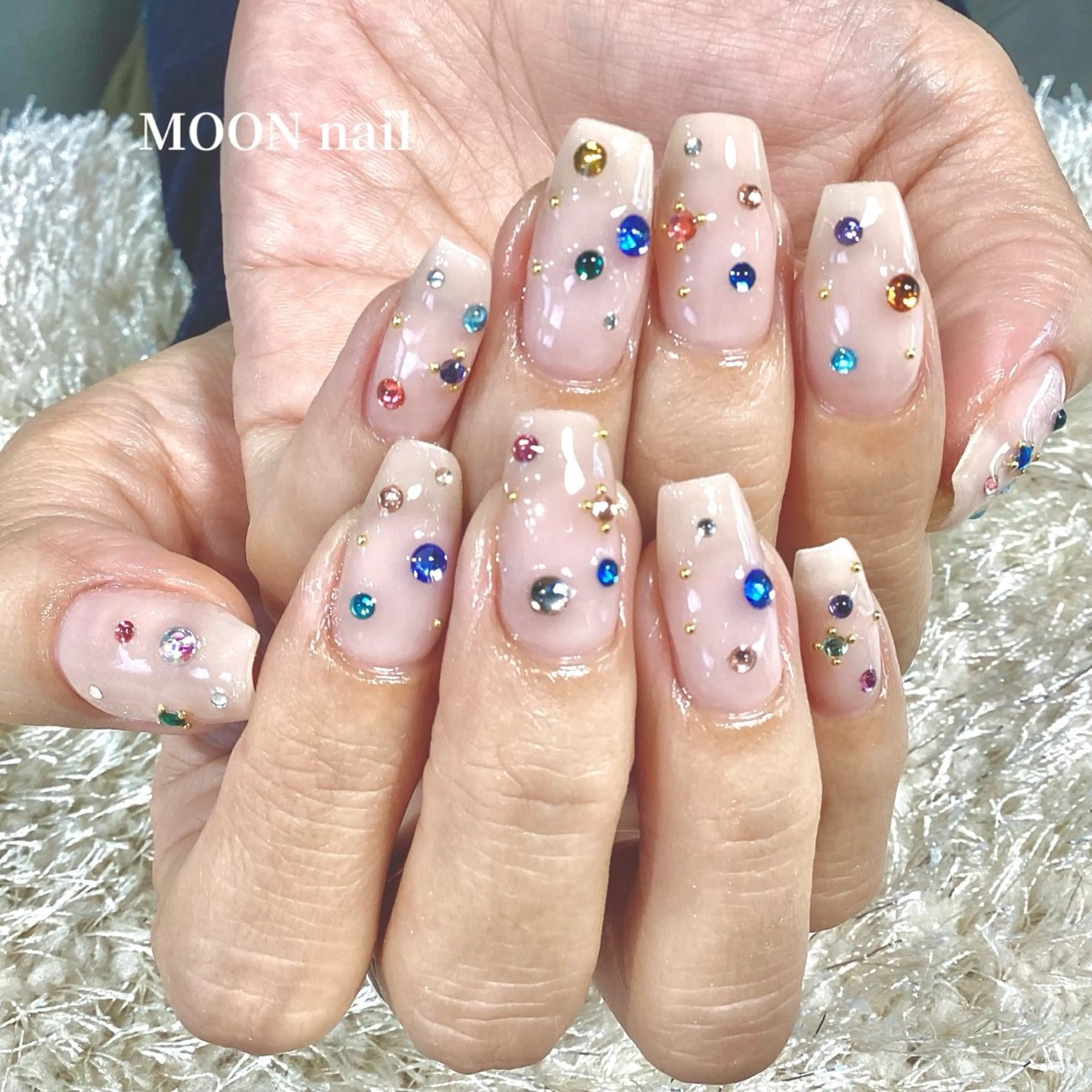 ネイル アートネイル ハンドネイル 浦添 MOON  nailのネイルデザイン