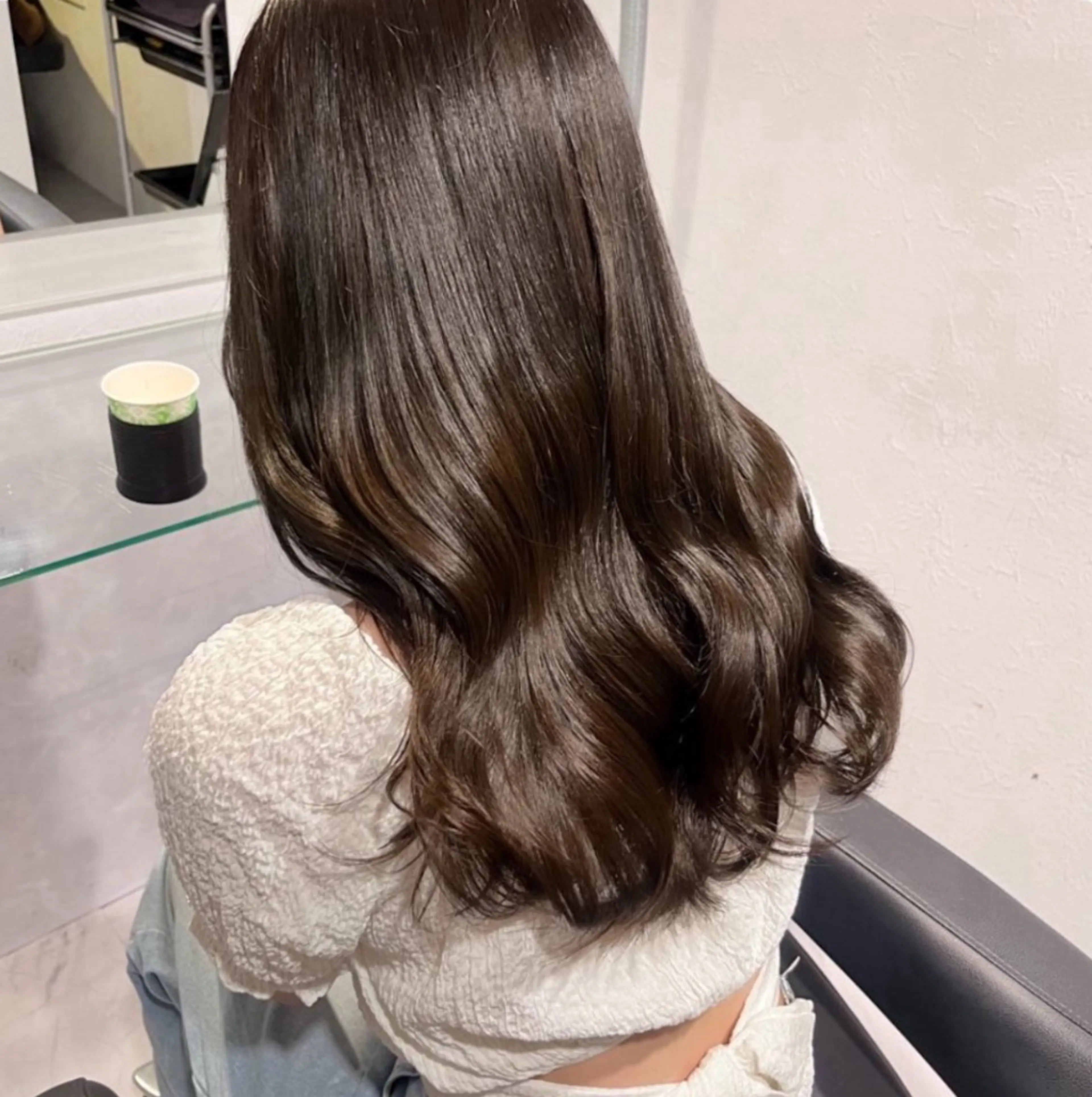 ロング カラー 🫧うる艶トレンド 🫧透明感カラーのヘアスタイル