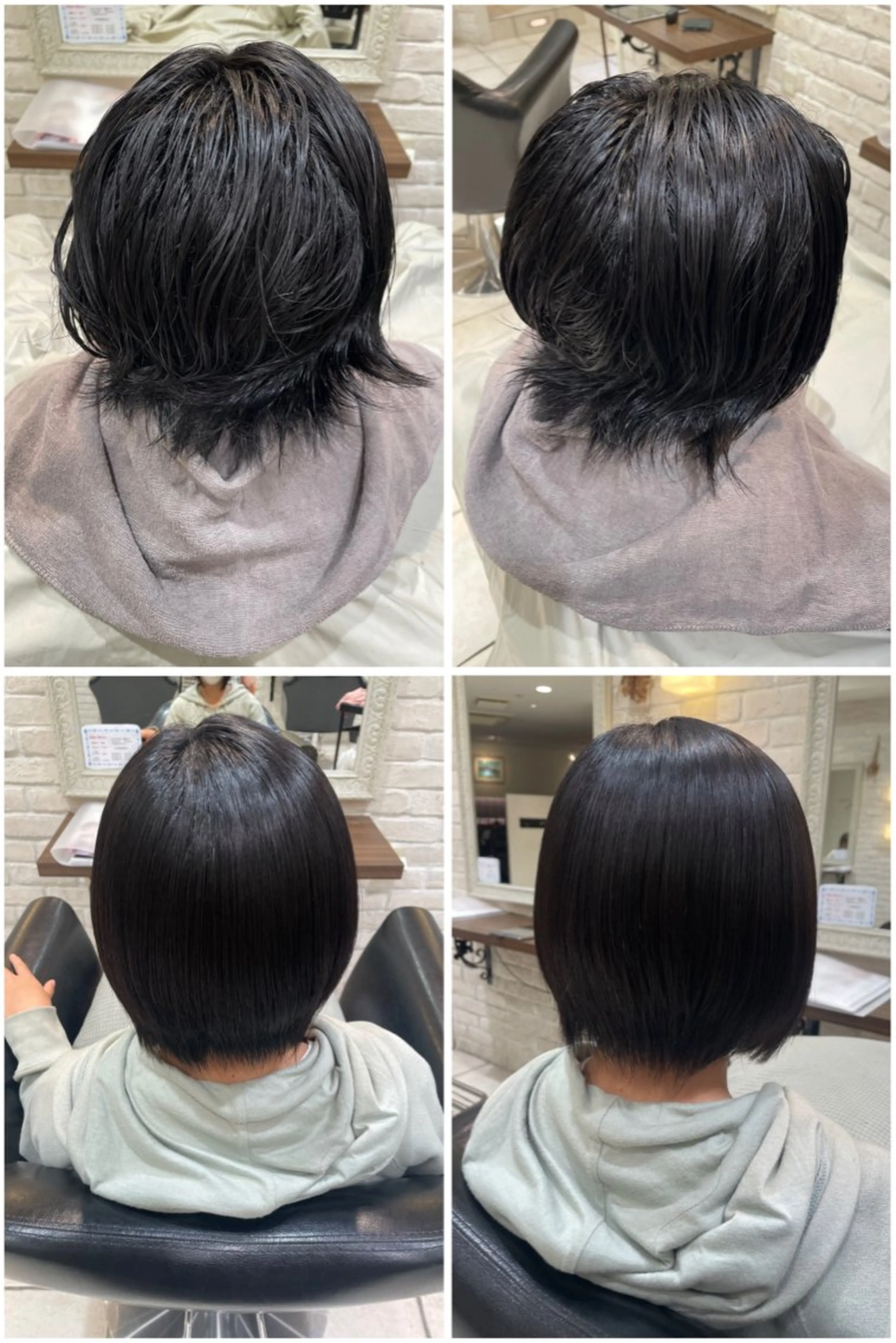 ショート ショートヘア 縮毛矯正 🌼 misaki 🌼のヘアスタイル