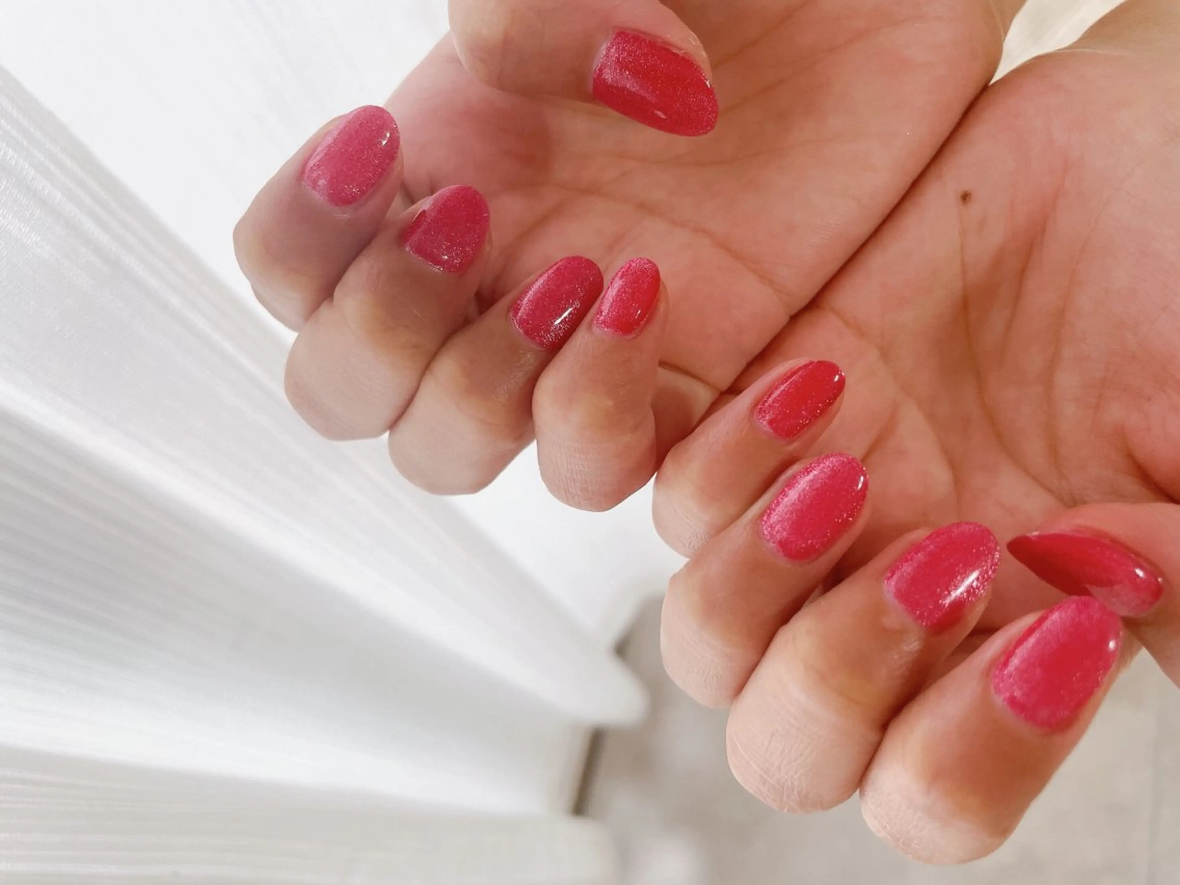 ネイル ジェルネイル 韓国ネイル マグネットネイル マグネットワンカラー ワンカラーネイル kikinail 溝の口のネイルデザイン