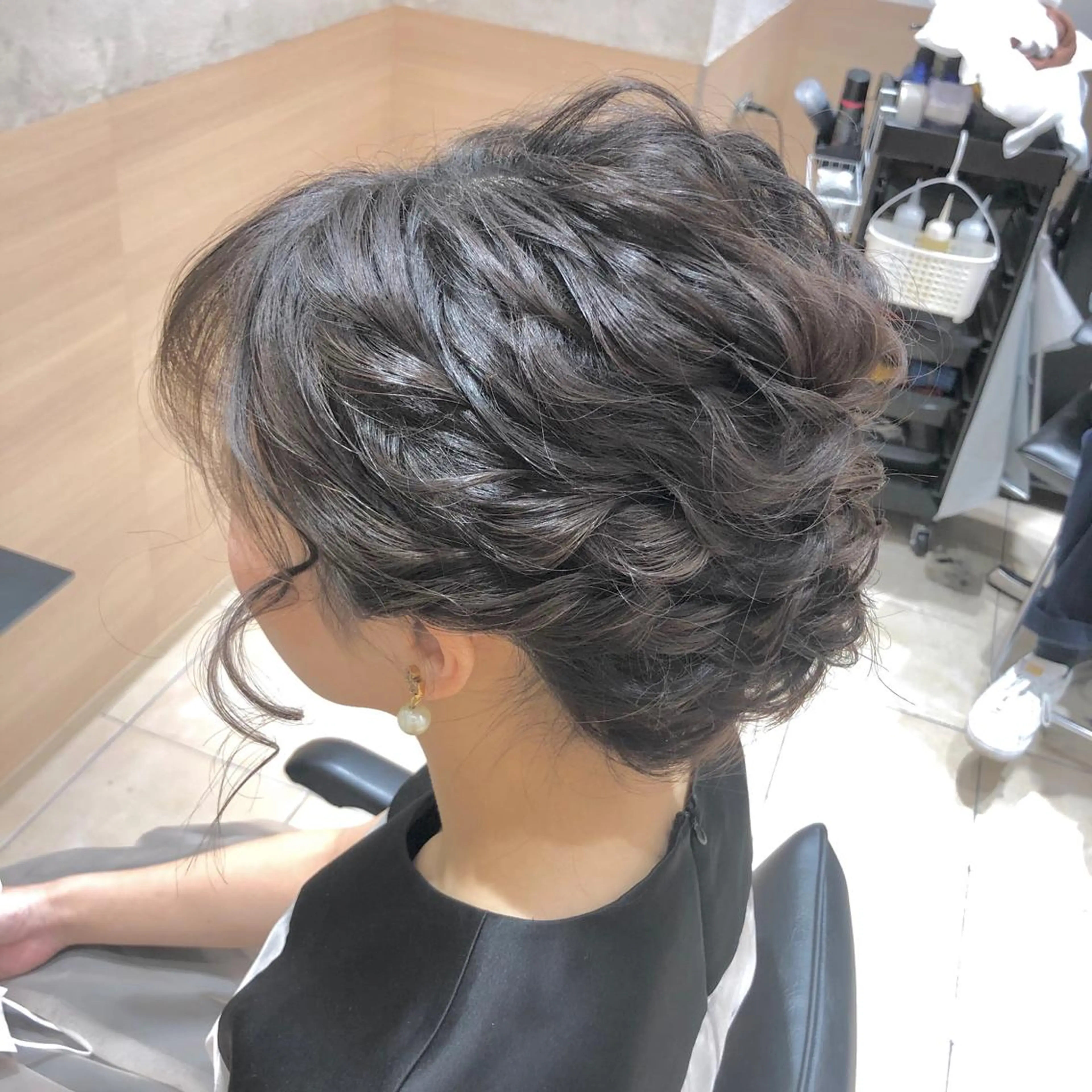 セミロング ヘアアレンジ 高橋 香澄のヘアスタイル