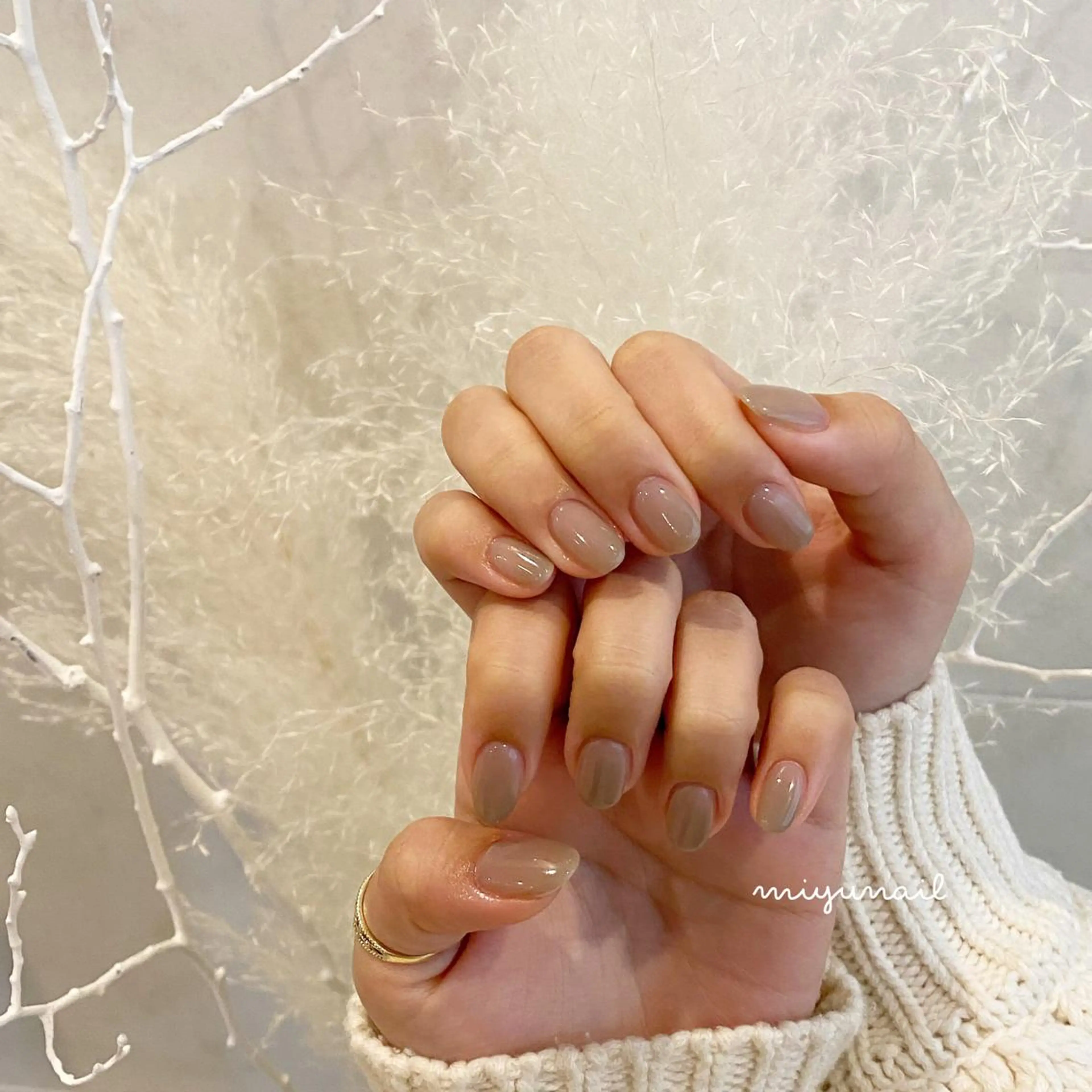 ネイル クリアネイル ハンドネイル oreo salon miyu 池袋のネイルデザイン