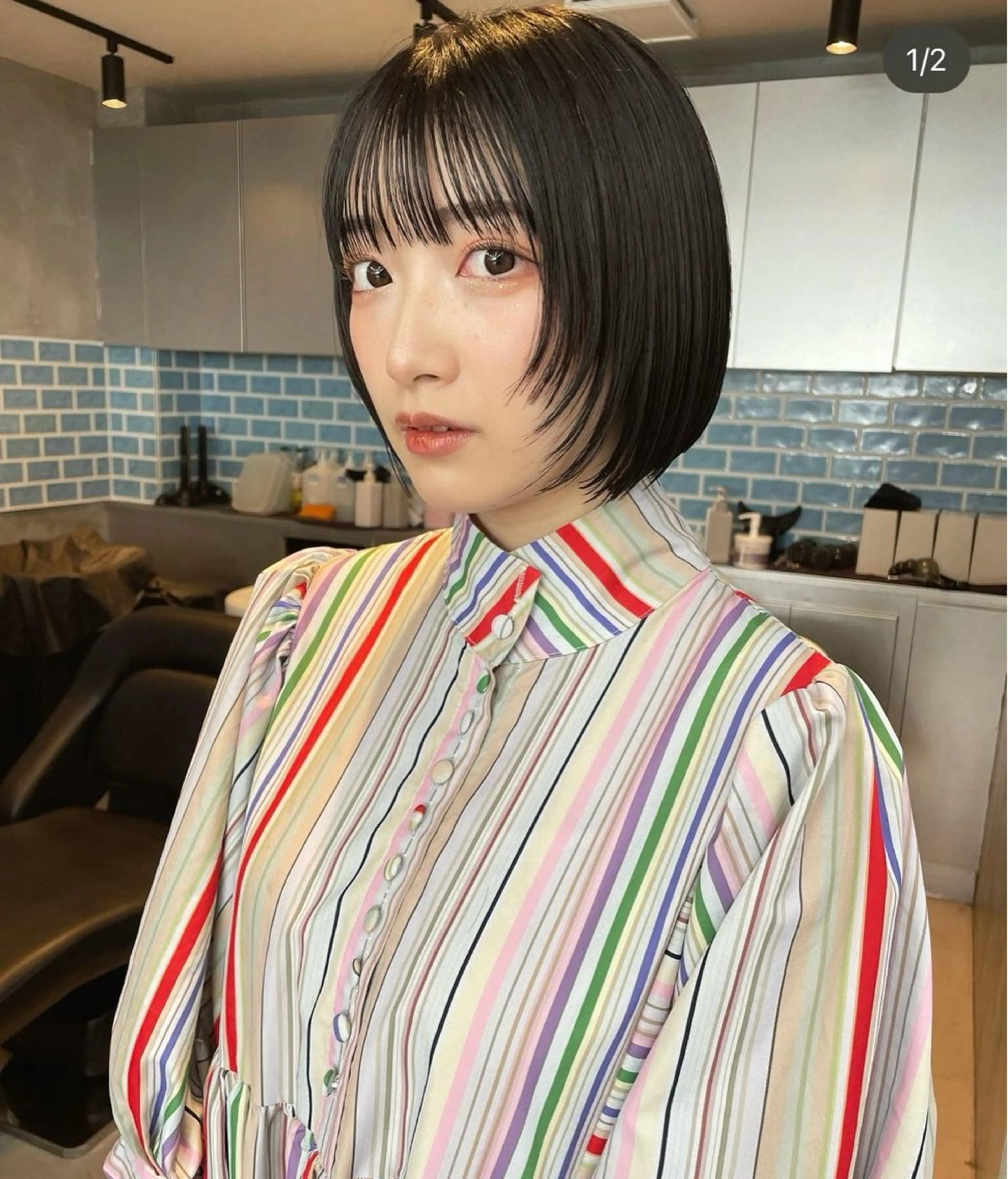 ショート カラー VIE表参道所属・艶感カラー💫 りょお🫧のヘアスタイル