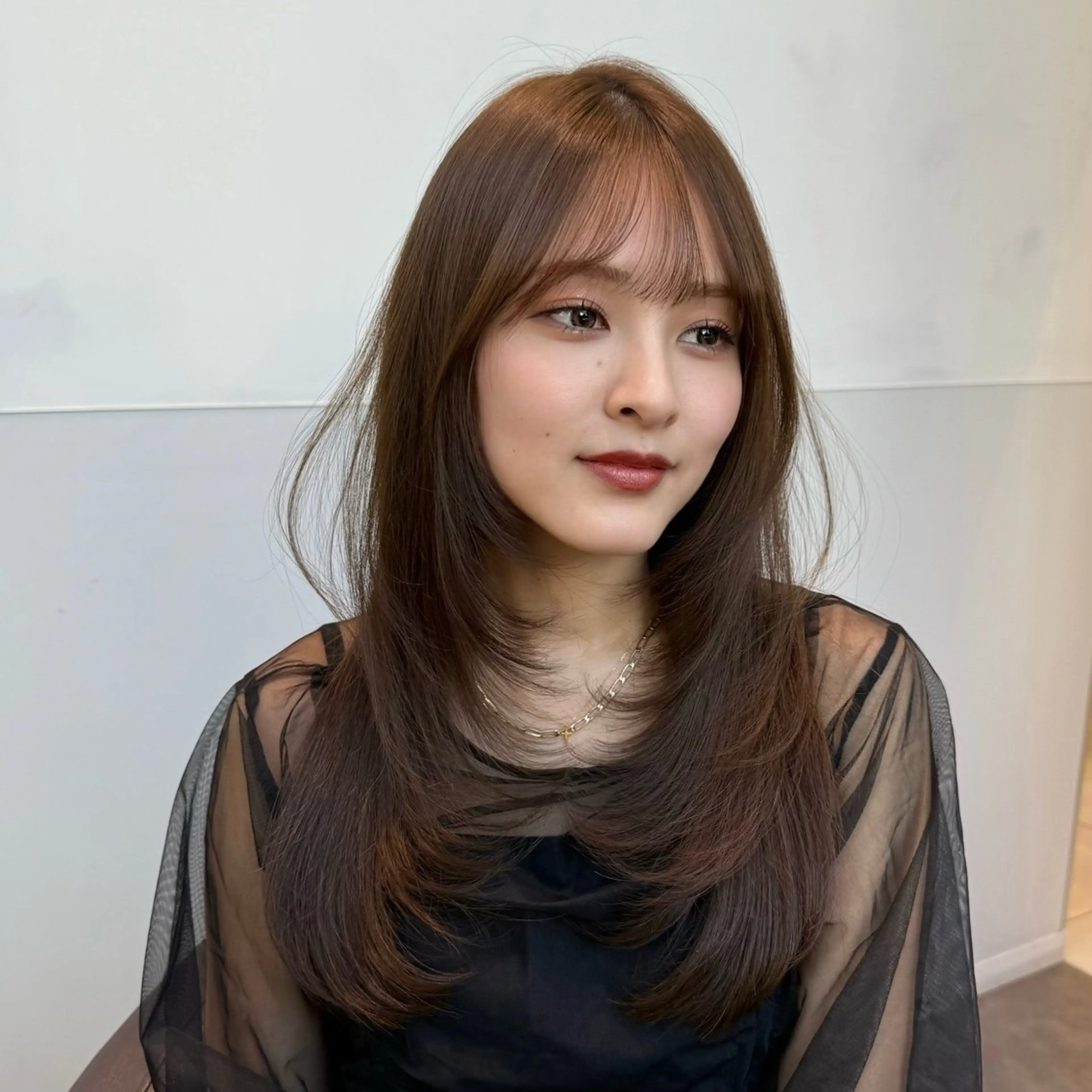 ロング カラー ️🫧レイヤーカット 銀座/れいか️️🫧のヘアスタイル