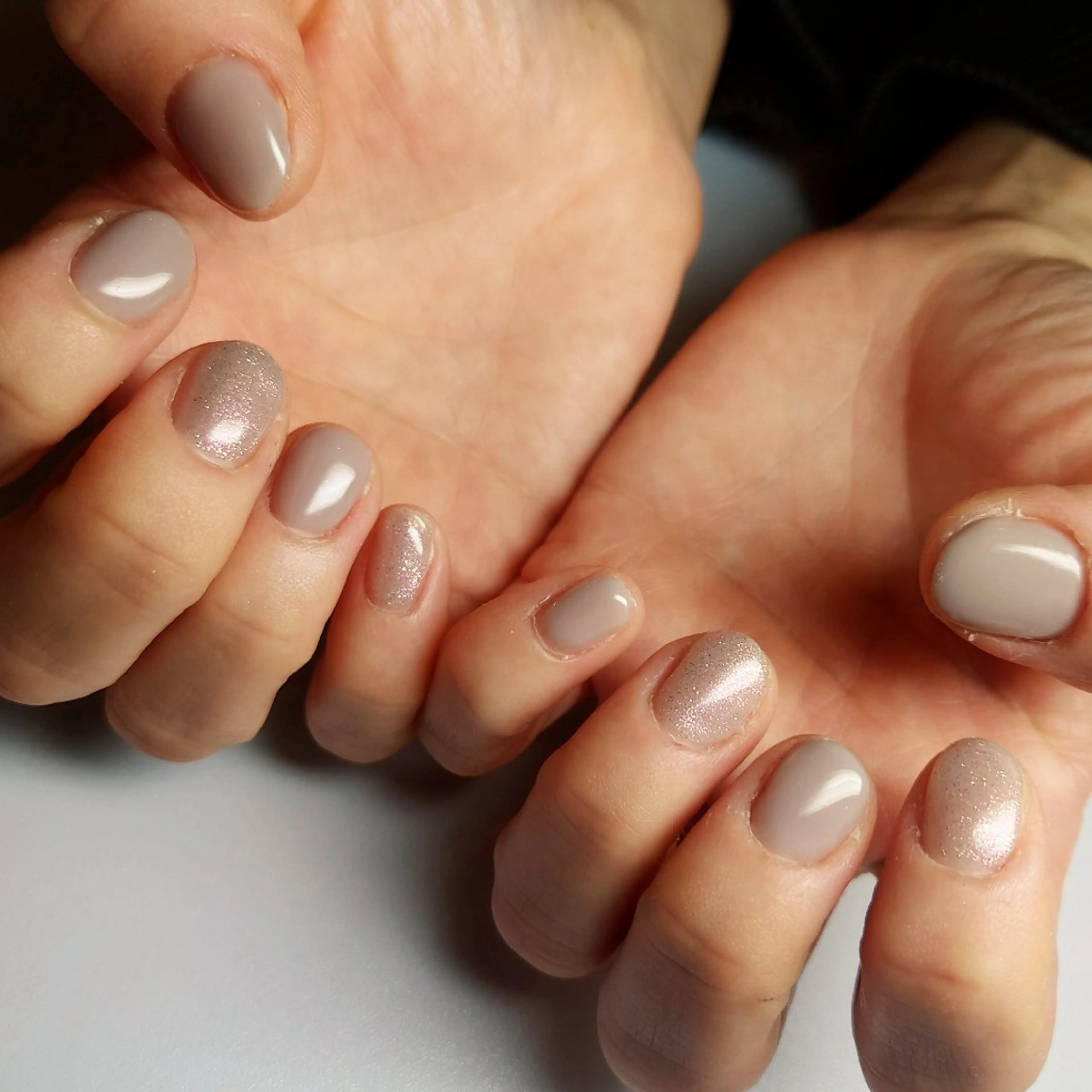 ネイル ラメ(グリッター) ワンカラーネイル nailme! 遠藤智佳のネイルデザイン