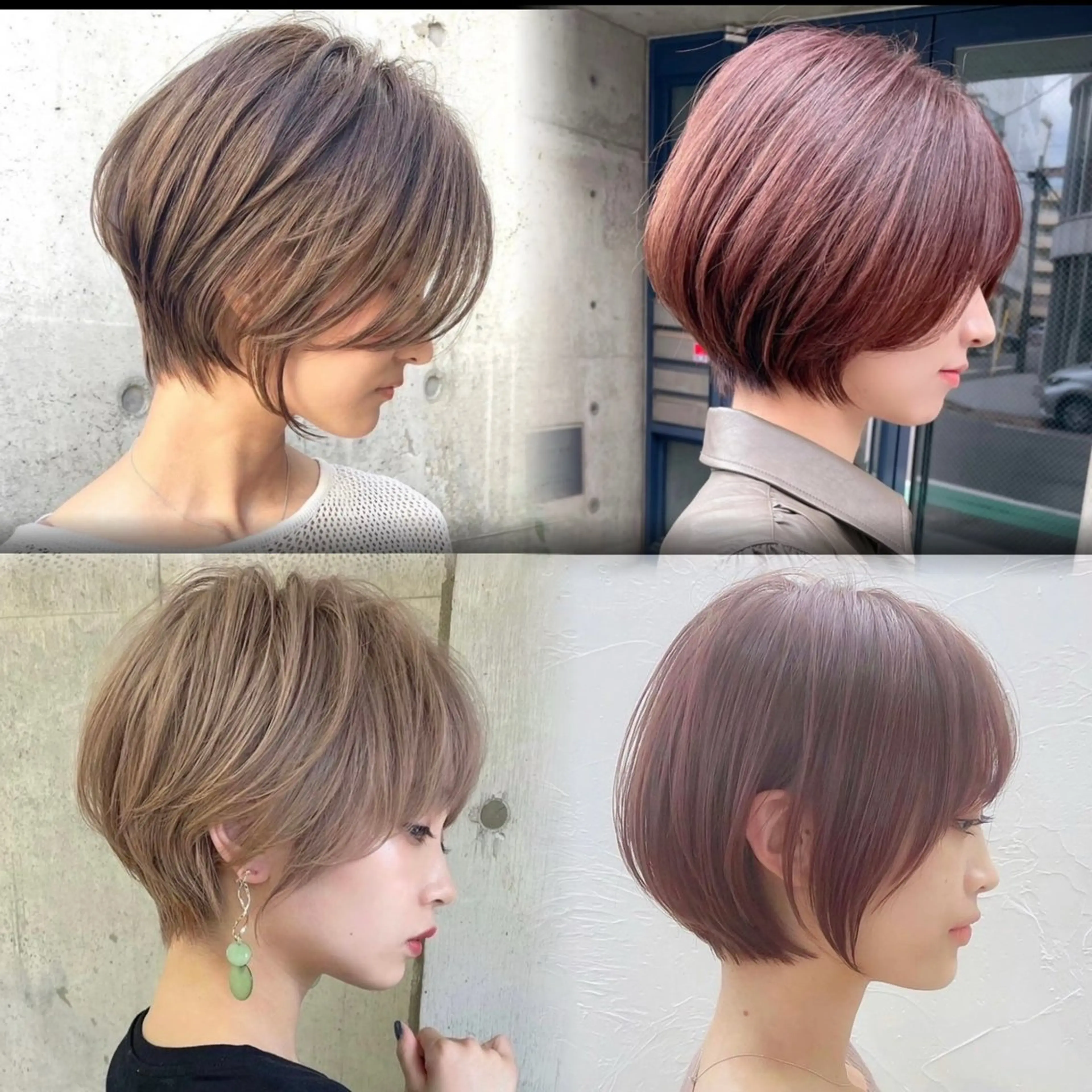 ショート カット ❤️ブリーチなし💚 ダブルカラー平野実花のヘアスタイル