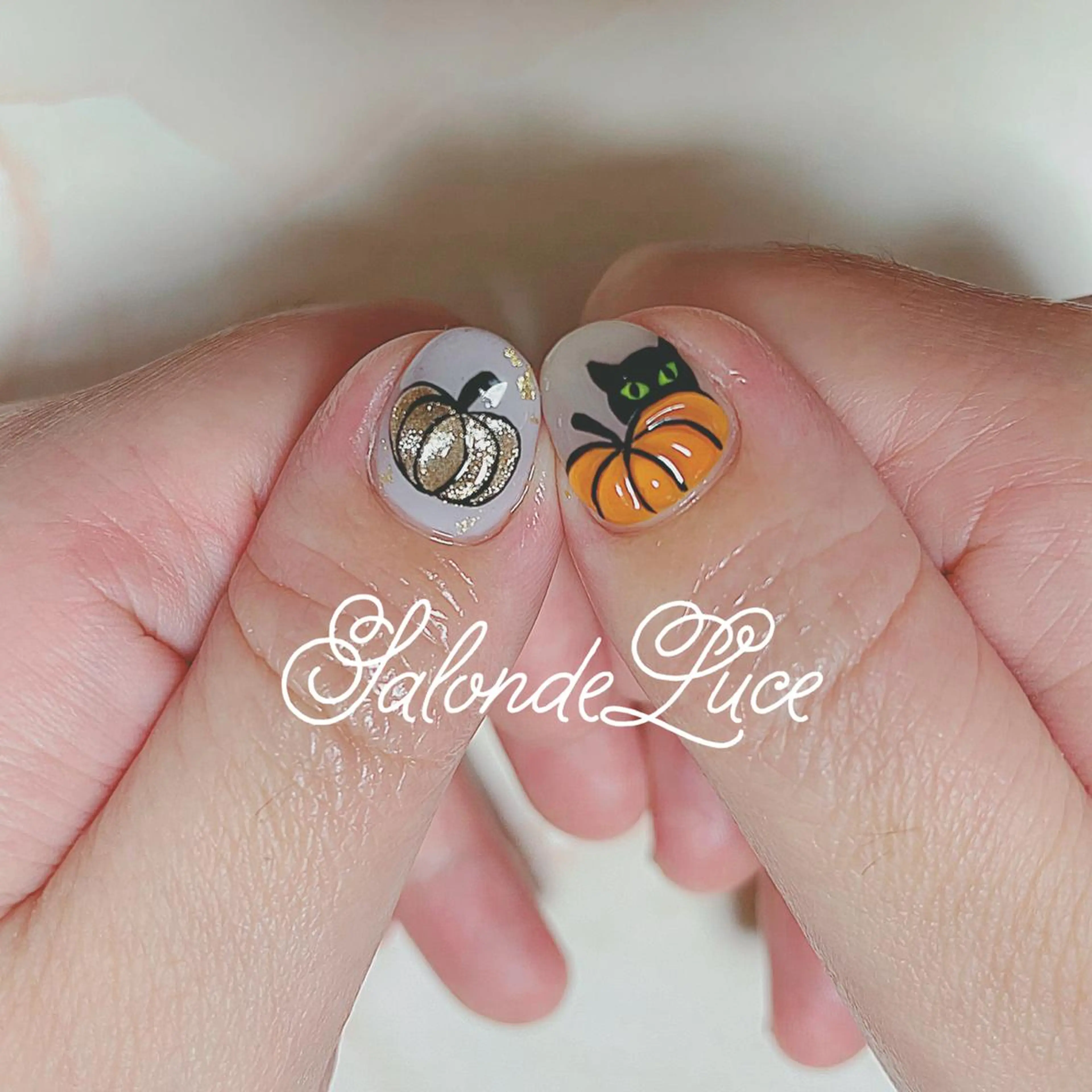 ネイル ハロウィン Salon de Luceのネイルデザイン
