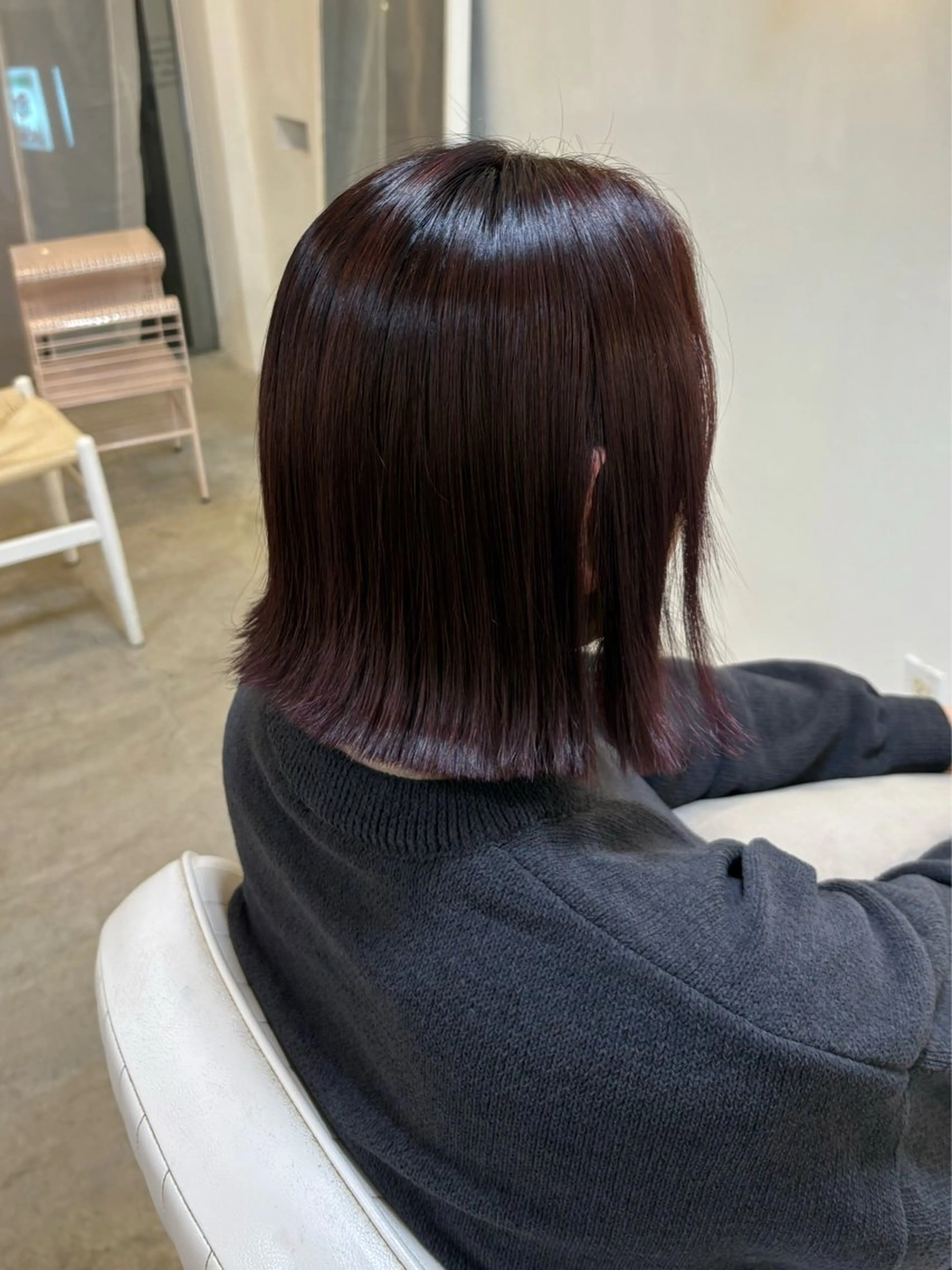 ミディアム カラー カット YARD.所属・【YARD.】 渡邊 こころのヘアスタイル