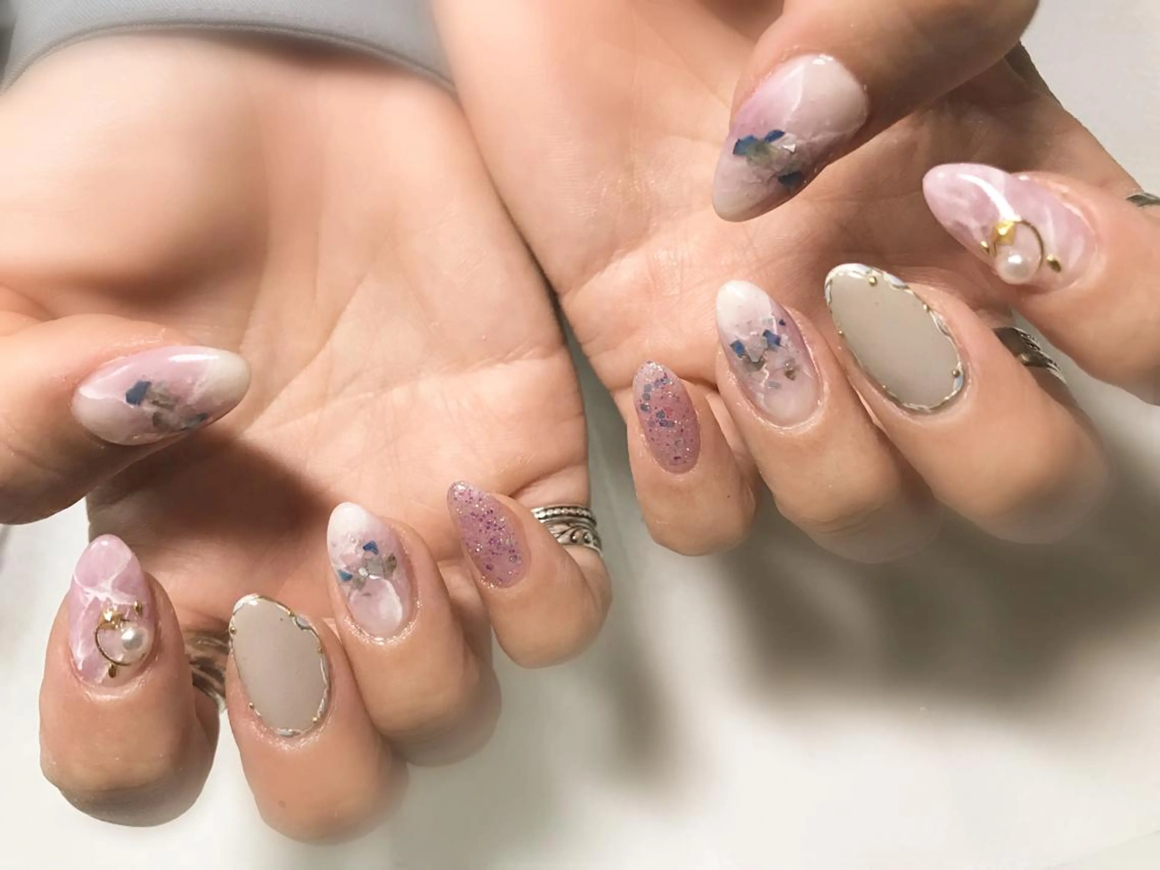 ネイル フットネイル ニュアンスネイル シンプルネイル 春ネイル 夏ネイル nail fufla ♡yamane♡のネイルデザイン