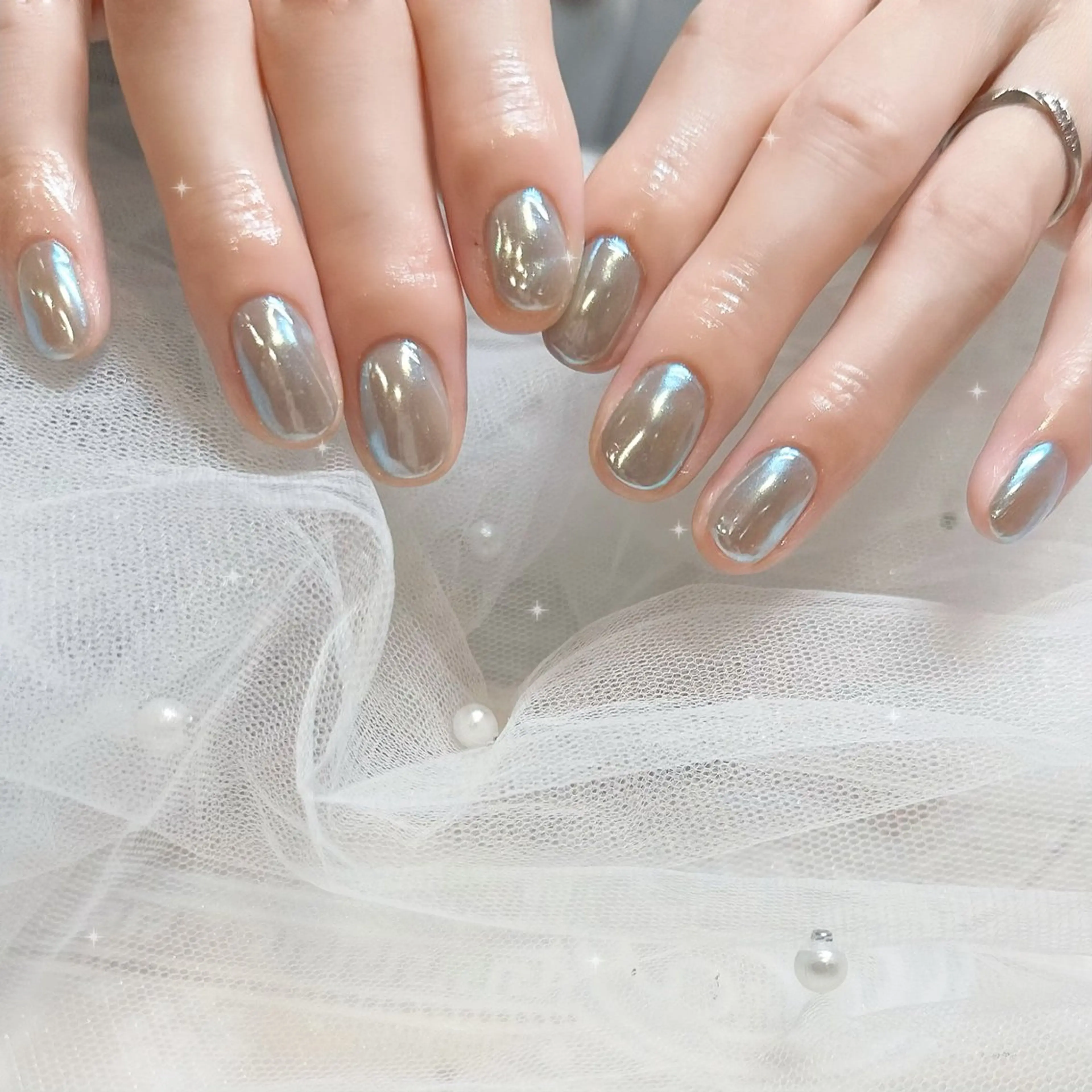 【ミラーネイル】オフ・ケア込み🪞ꯁꯧの写真