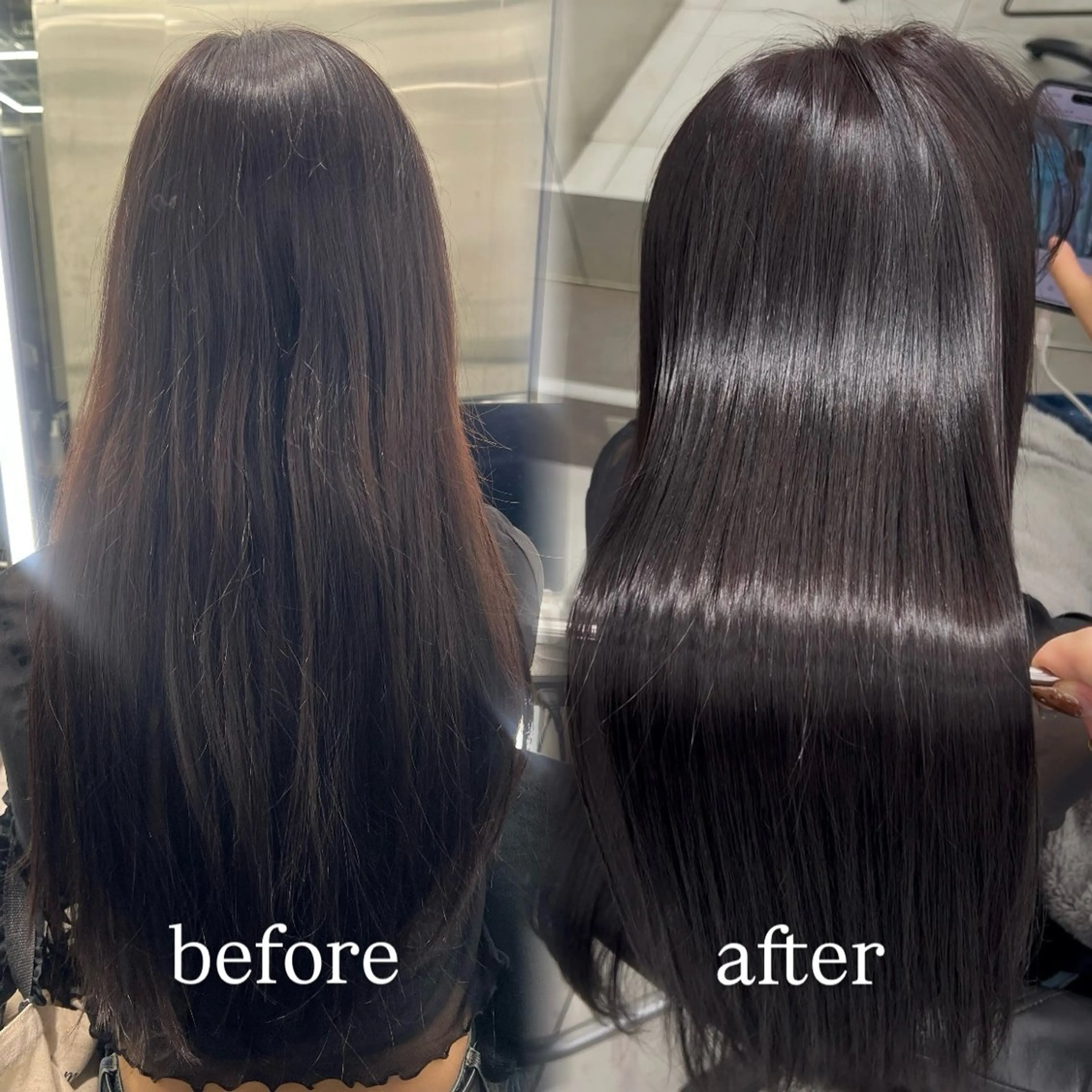 【新規限定】ケアカラー+高濃度ケラチン髪質改善トリートメント🧚🏻♀️✨の写真