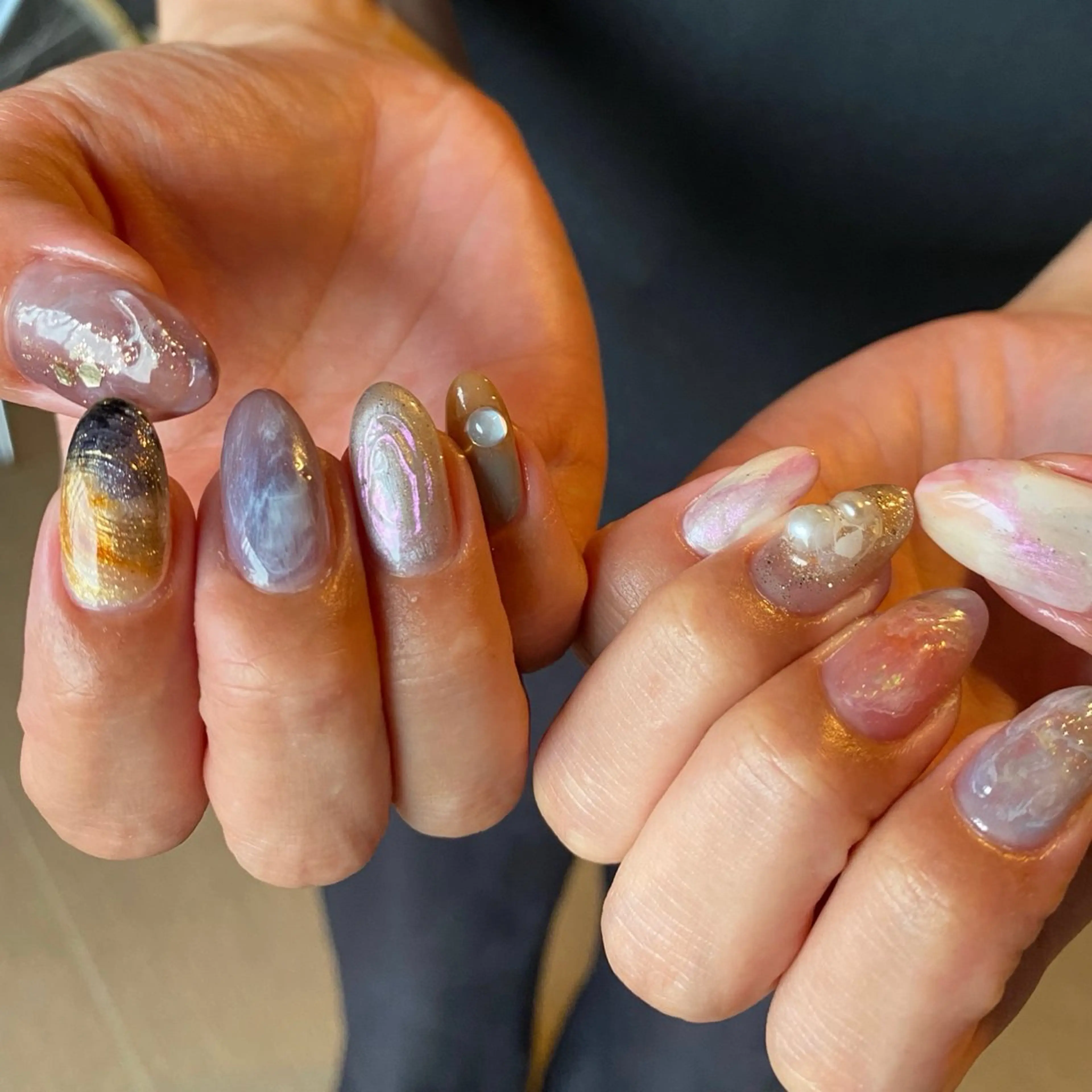 ネイル ニュアンスネイル ハンドネイル amuse ニュアンス/個性派のネイルデザイン