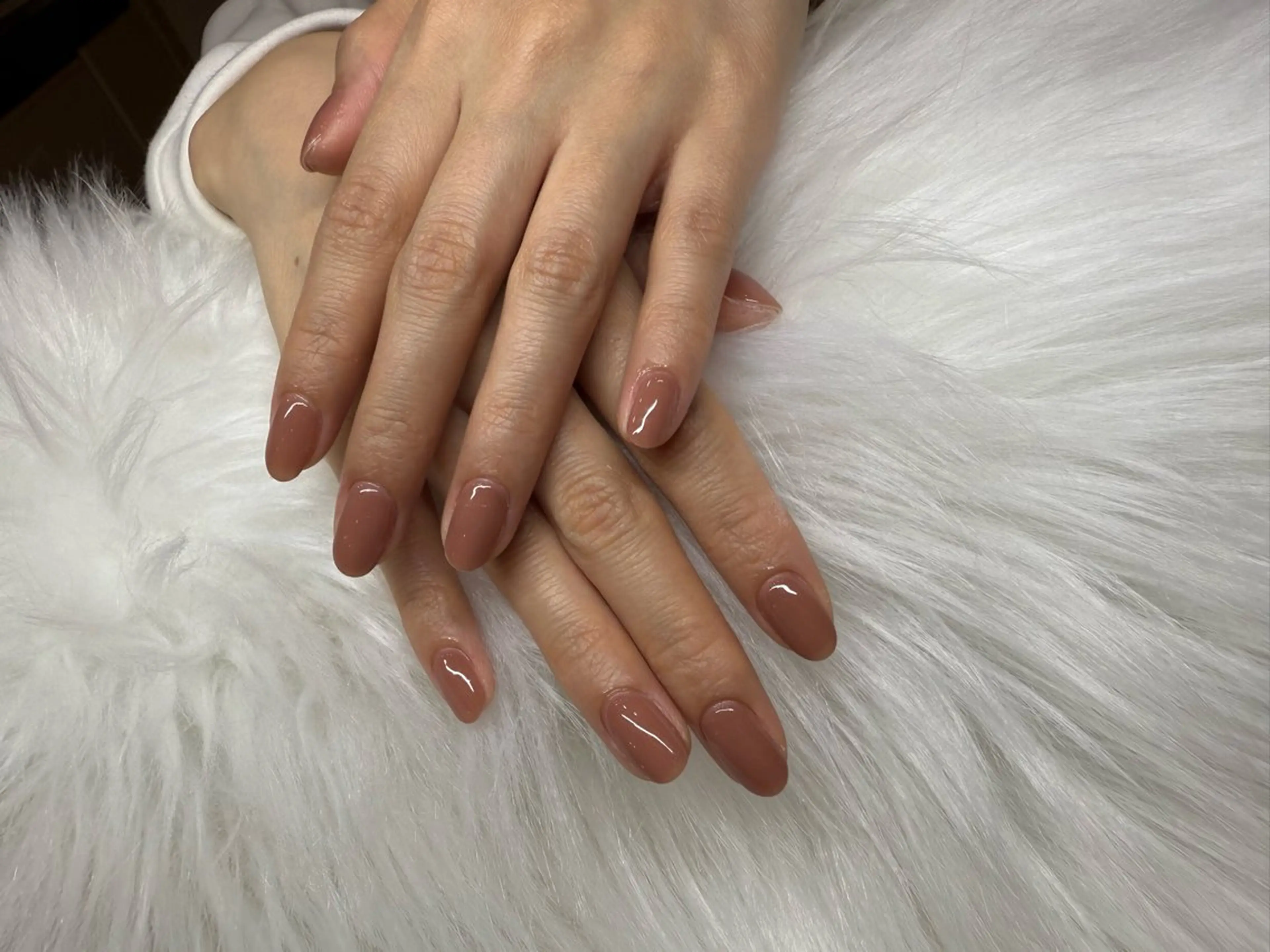 ネイル ワンカラーネイル R.I みちのネイルデザイン