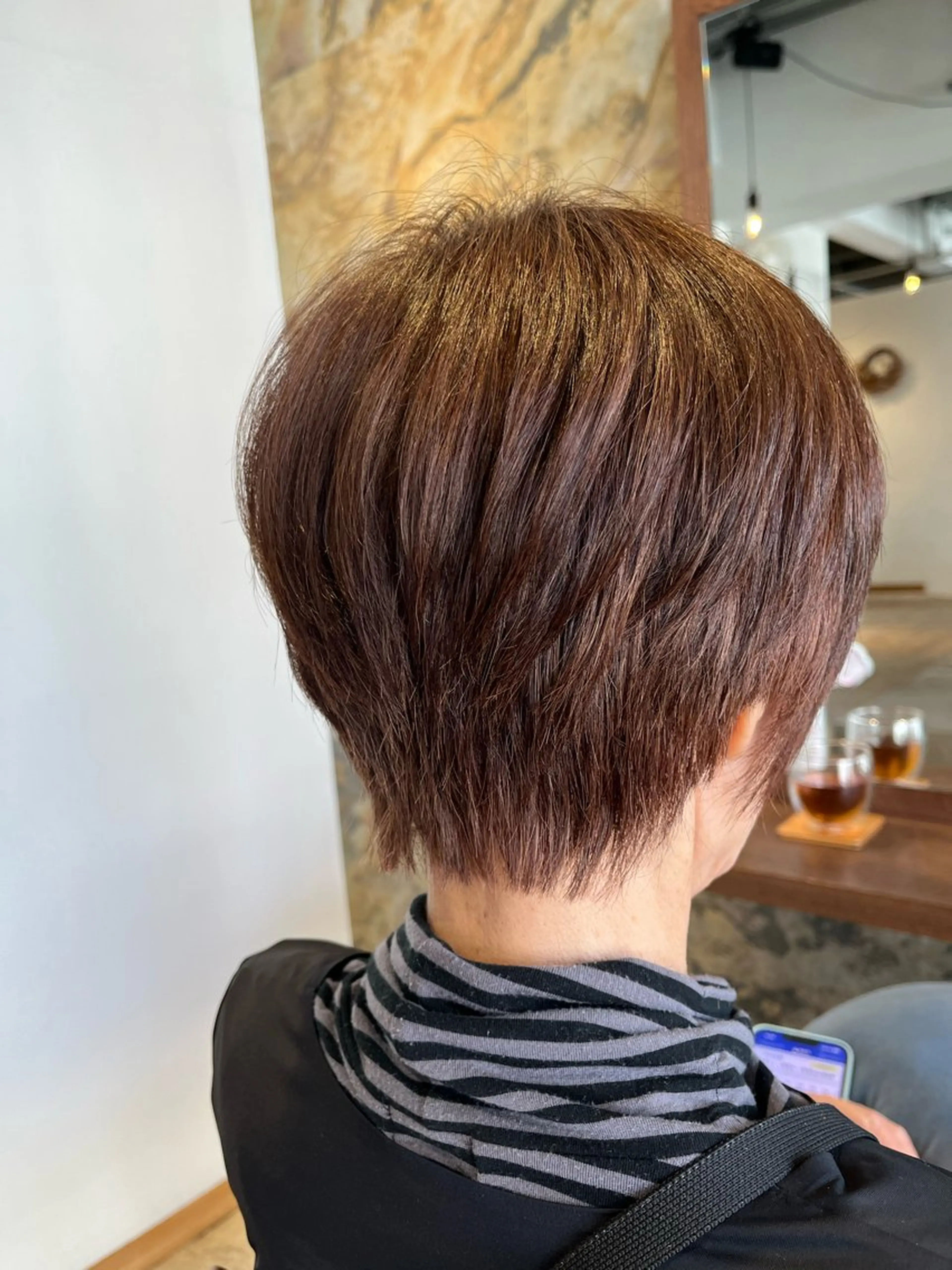 ショート 安田 純香のヘアスタイル