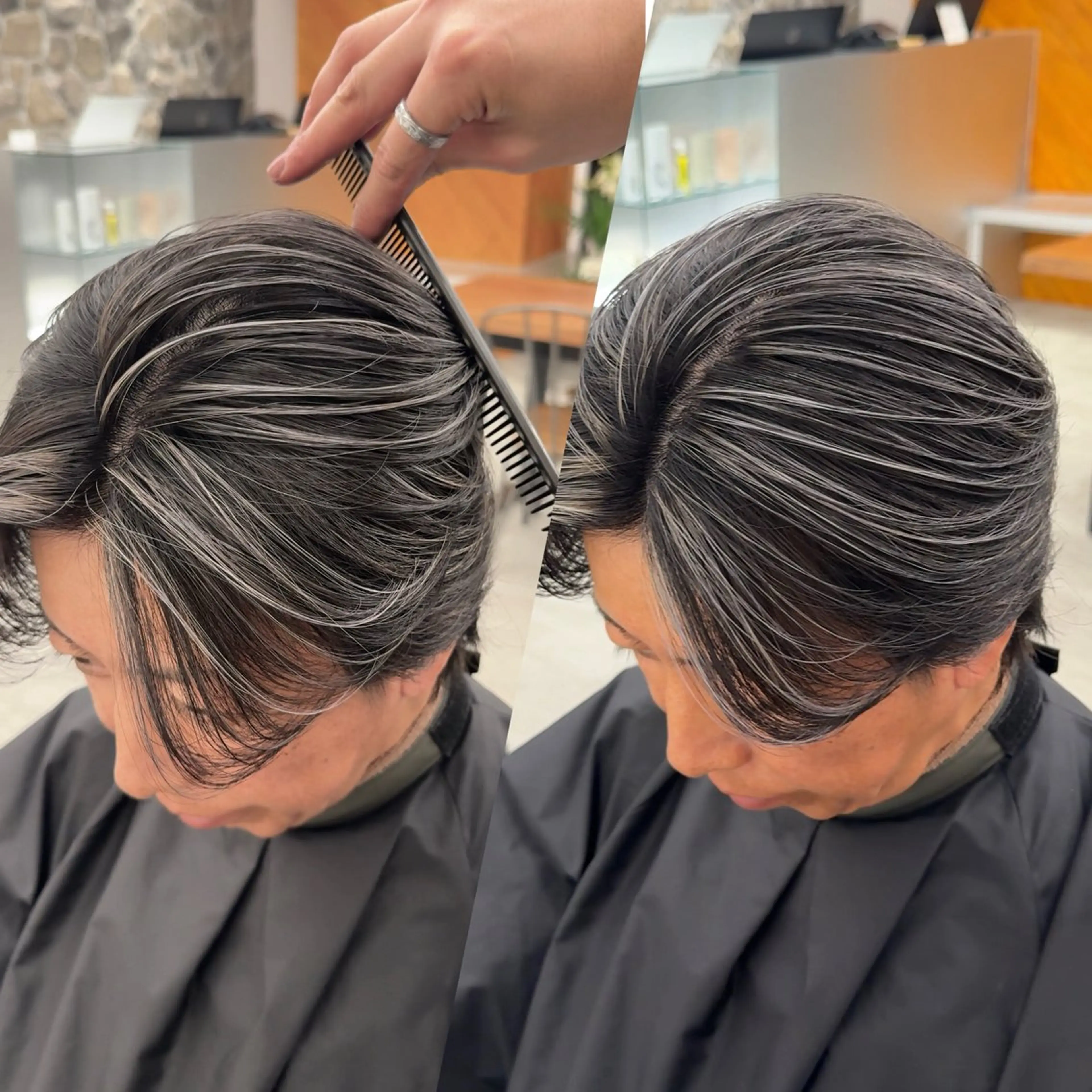 ショート 🇺🇸ルミナ🔥 海外ハイライトのヘアスタイル