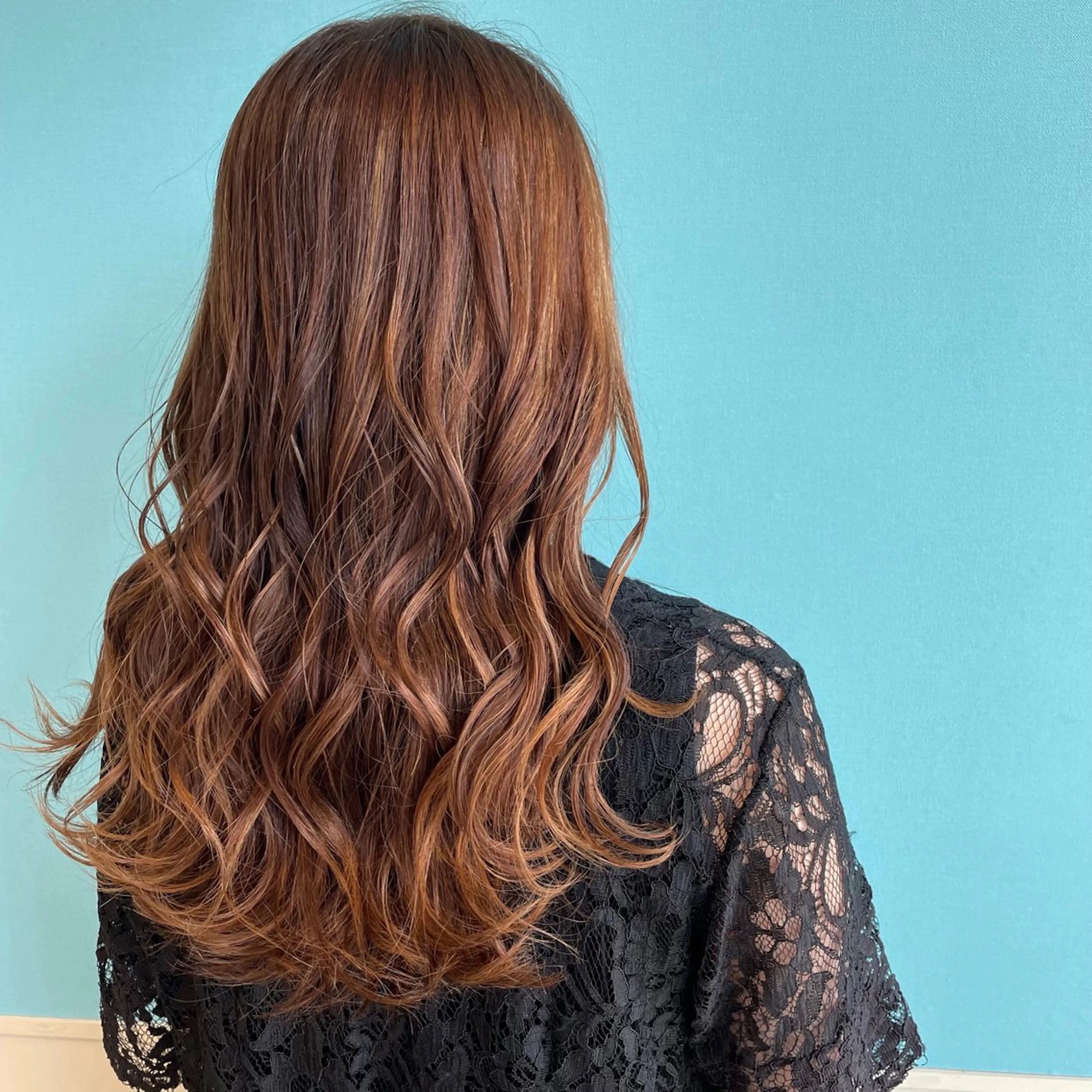 ロング カット ヘアカラー トリートメント 日置 大智のヘアスタイル