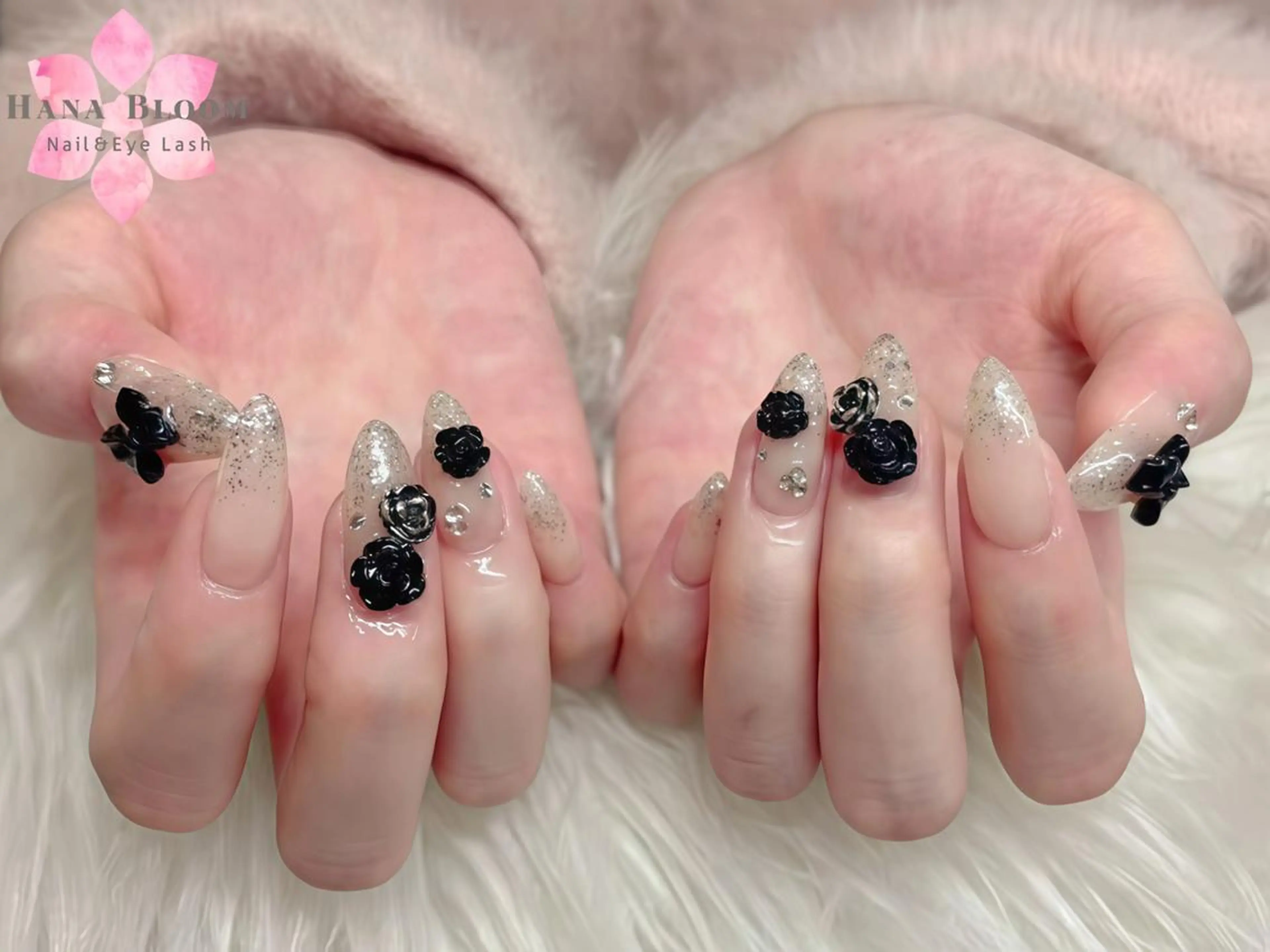 ネイル 長さ出し ジェルネイル 韓国ネイル 持ち込み パラジェル ハンドネイル ハンドケア Hana Bloom Nail💜Akiのネイルデザイン