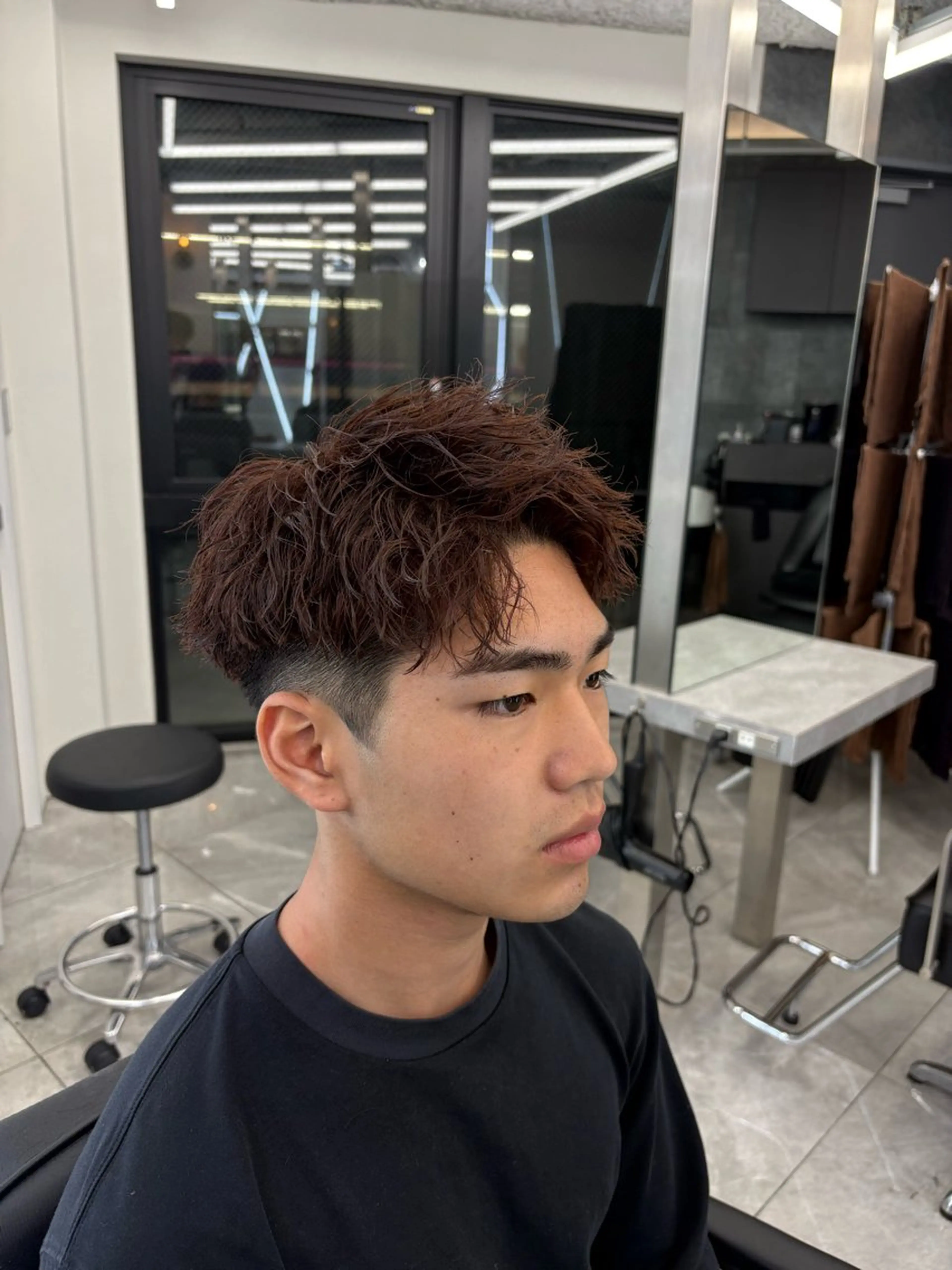 ショート パーマ メンズ カット パーマ 🔥ジャス/ メンズ特化美容師🔥のヘアスタイル