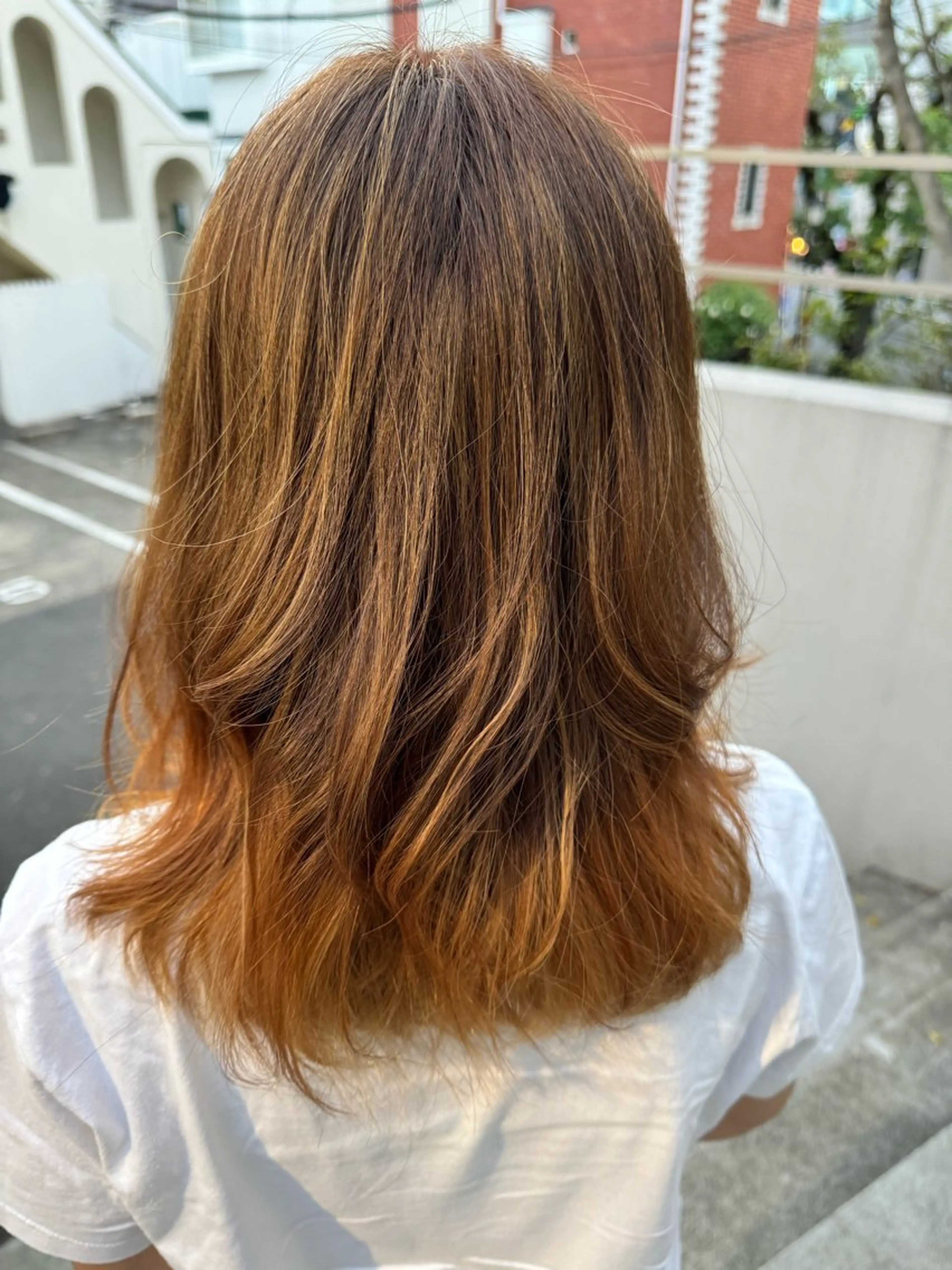 セミロング デジタルパーマ💫/ 似合わせカット✂️のヘアスタイル