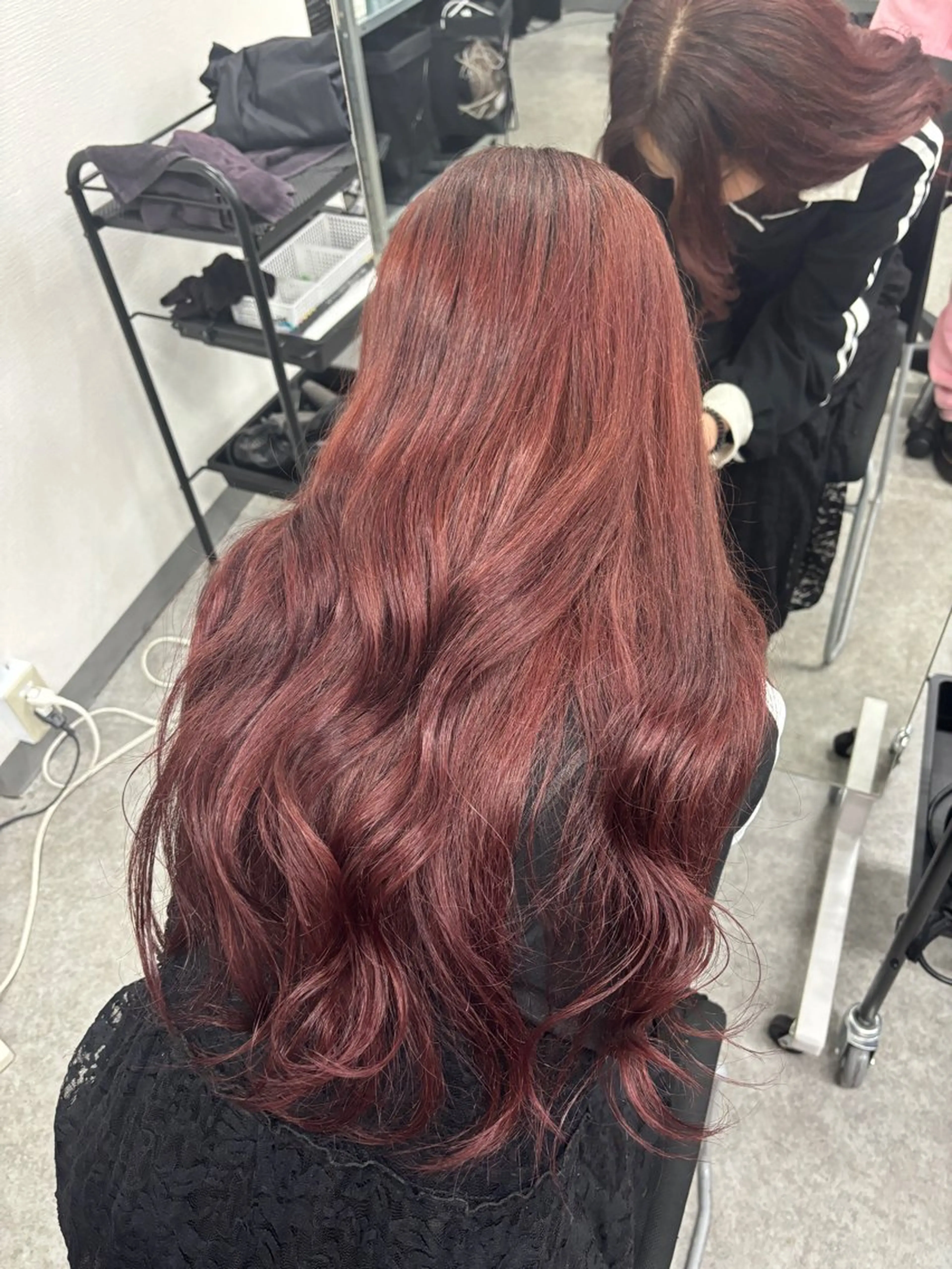 カラー レッドカラー ヘアカラー 🎀ツヤ髪✖︎ 暖色🎀RYUKAのヘアスタイル