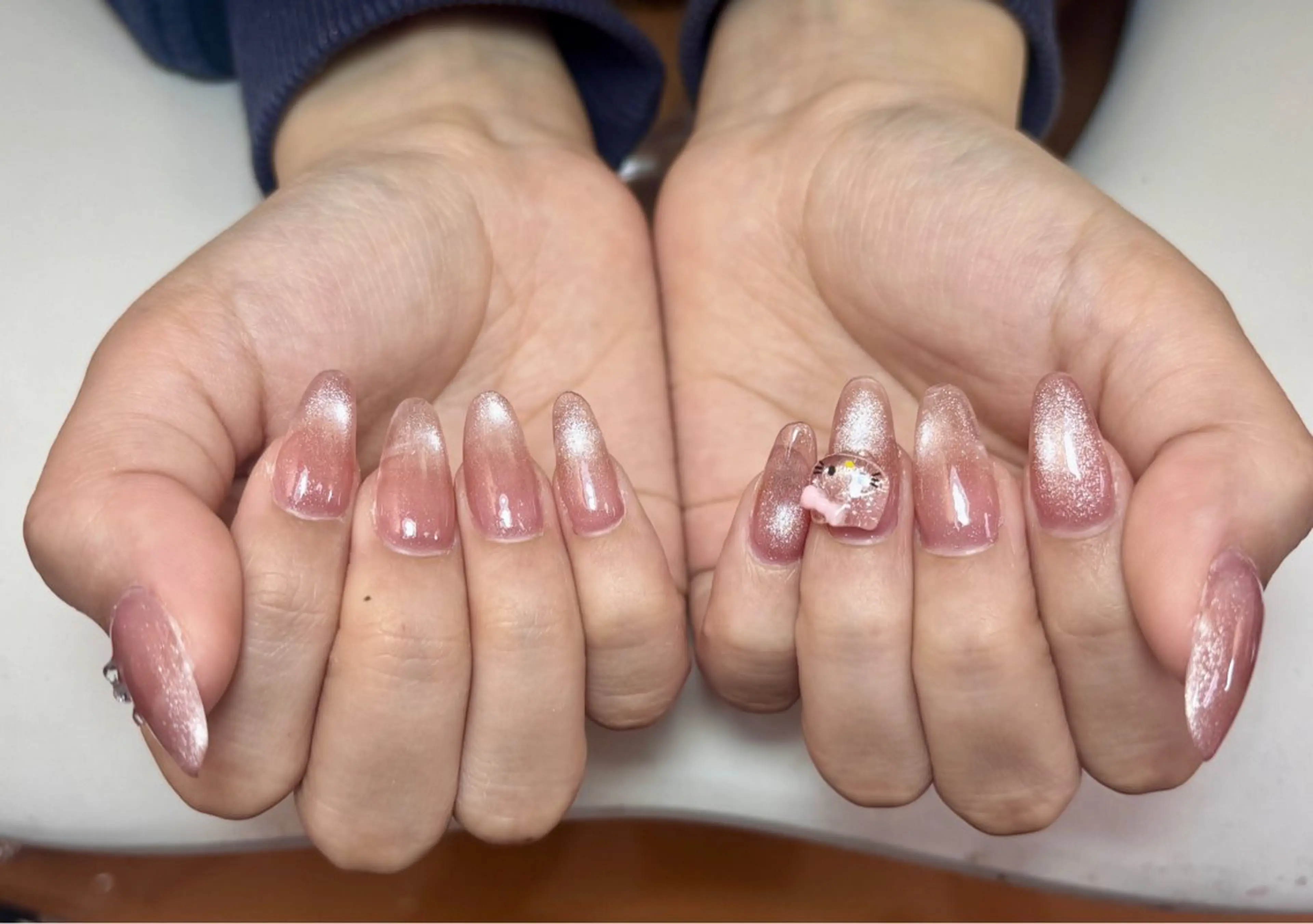 ネイル アートネイル チークネイル 長さ出し フレンチネイル ジェルネイル ハンドネイル ハンドケア Yumi Nail Seiのネイルデザイン