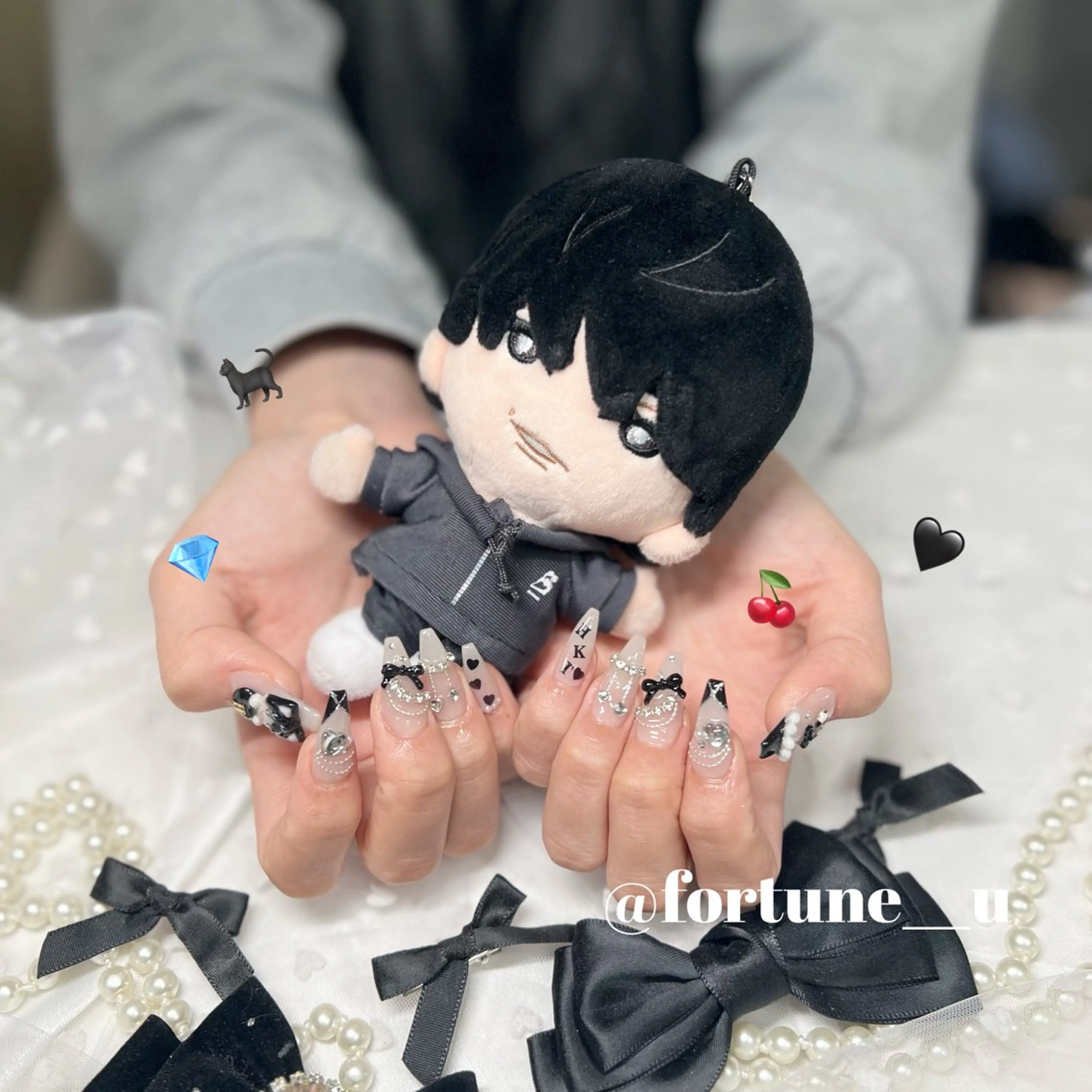 ネイル ガーリー 韓国ネイル ワンホンネイル ハンドネイル 💜✩.* Yuuna💜のネイルデザイン